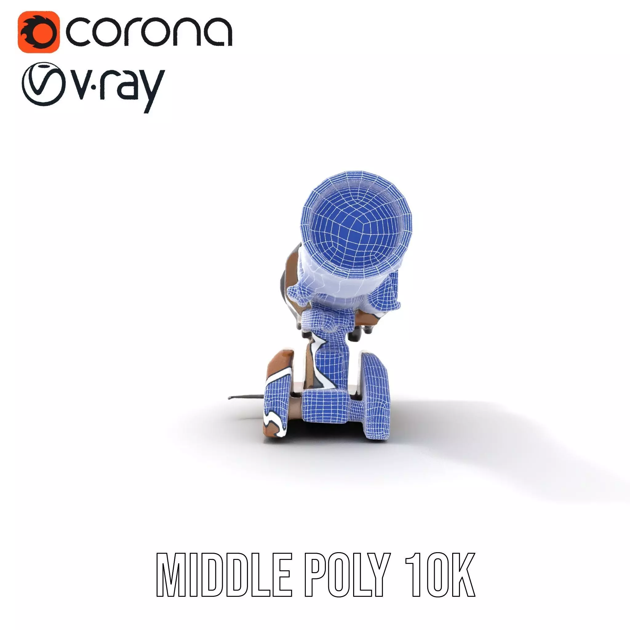 Futuristic Blaster Device model pack Low-poly 3D model_27