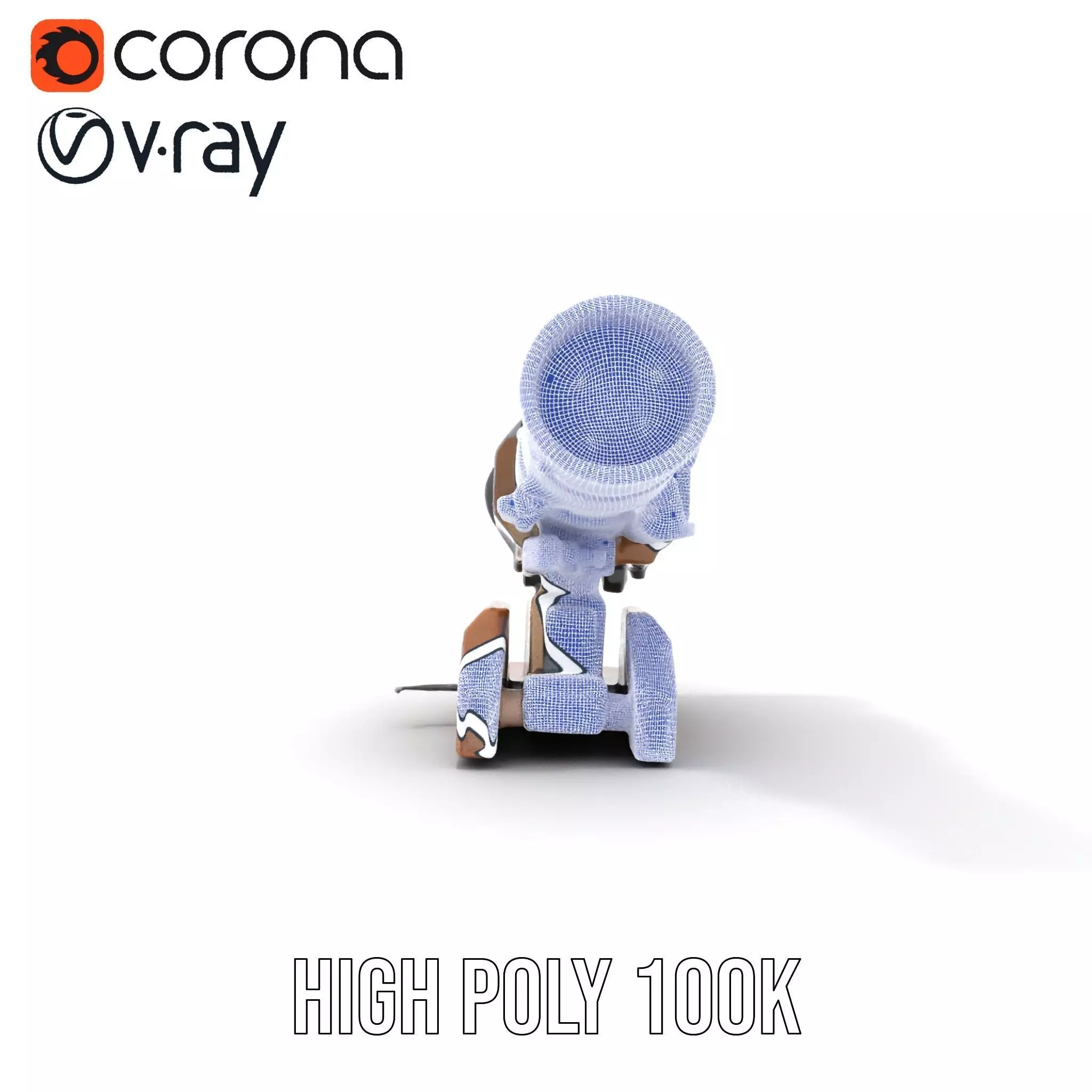 Futuristic Blaster Device model pack Low-poly 3D model_34