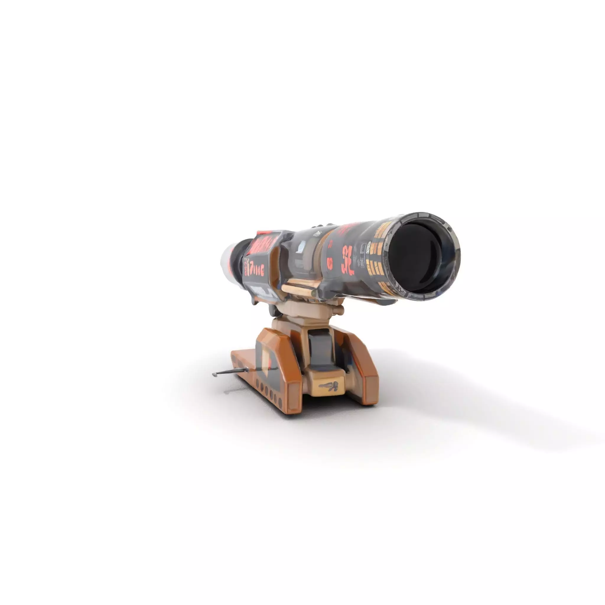 Futuristic Blaster Device model pack Low-poly 3D model_0