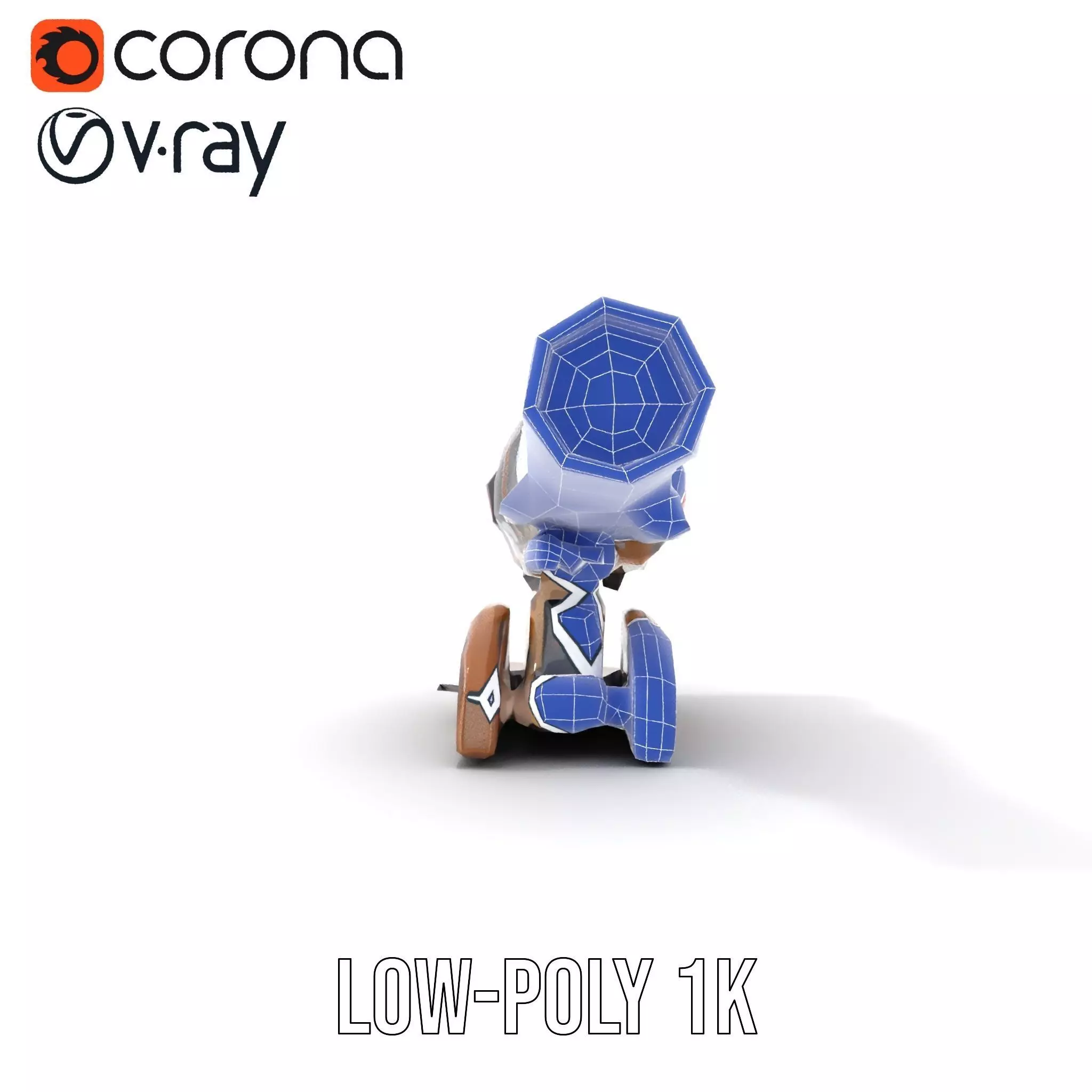 Futuristic Blaster Device model pack Low-poly 3D model_20