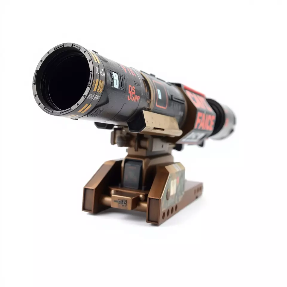 Futuristic Blaster Device model pack Low-poly 3D model_3