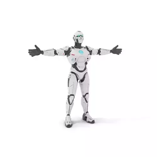 Futuristic Humanoid Robot model pack