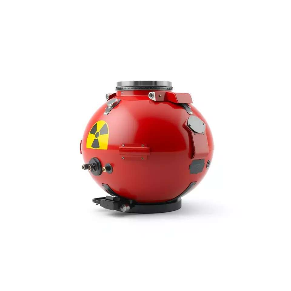 Red Reactor Capsule model pack Low-poly 3D model_3