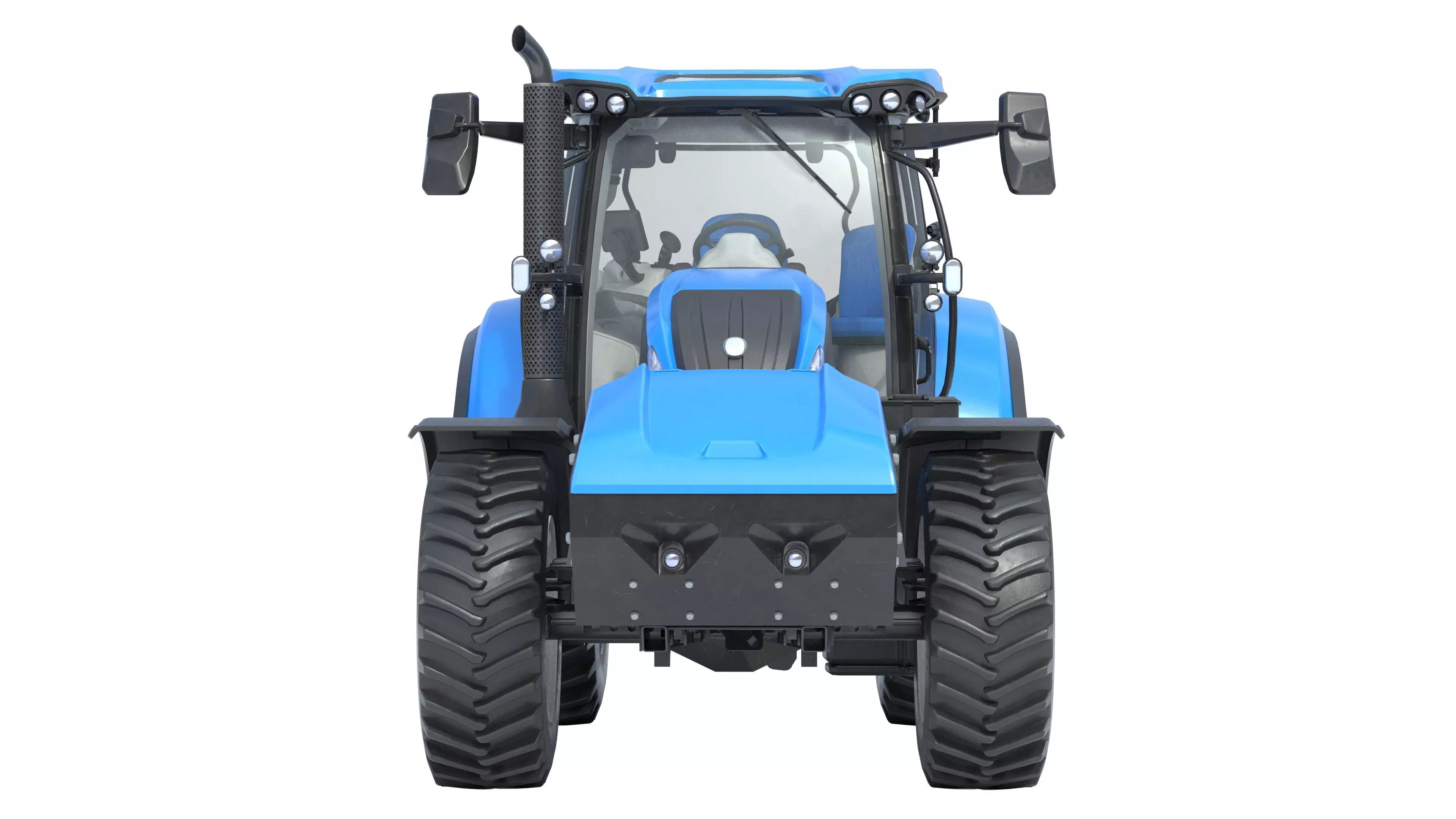 NewHolland Tractor T6 Low-poly 3D model_28