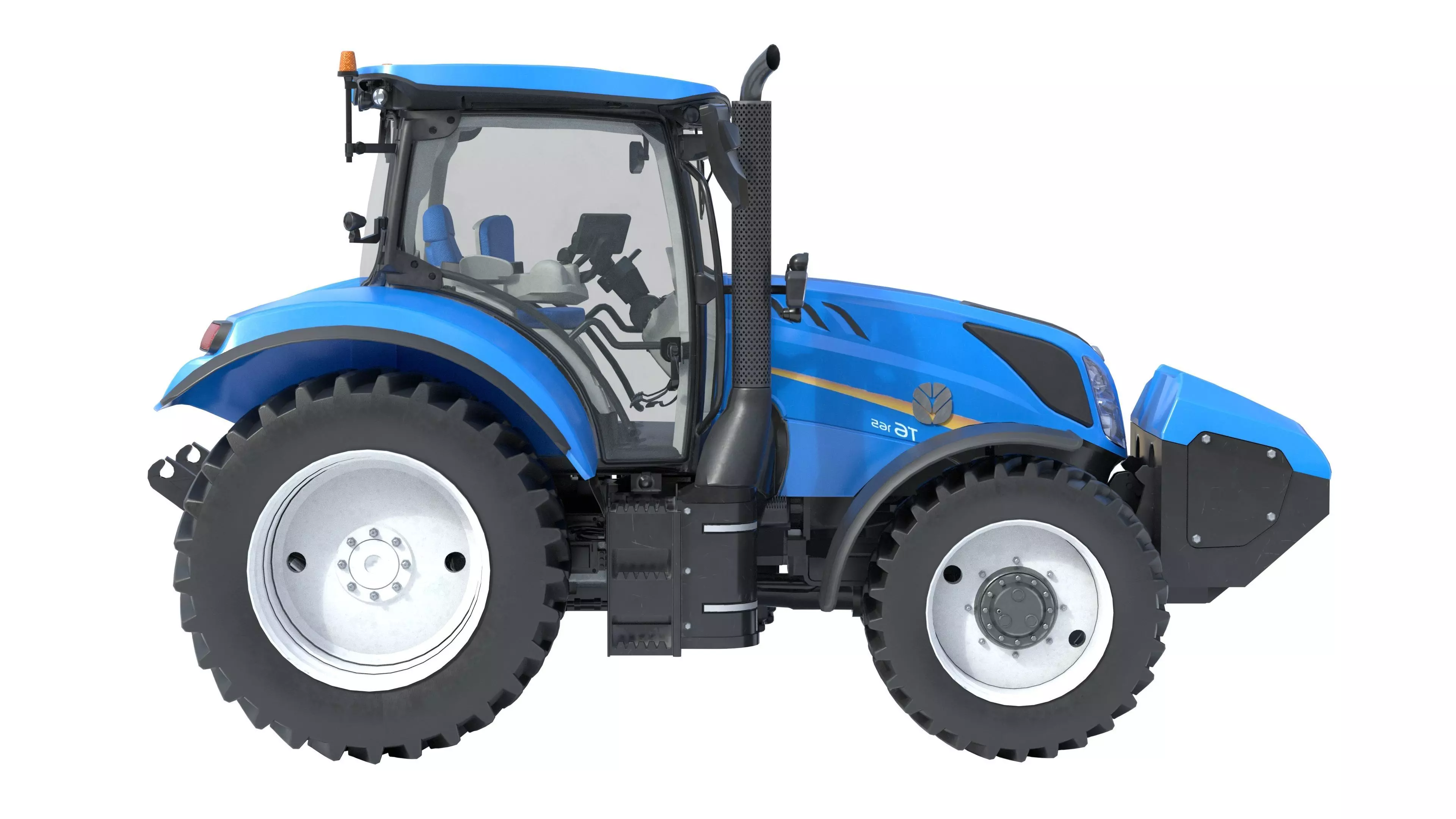 NewHolland Tractor T6 Low-poly 3D model_22