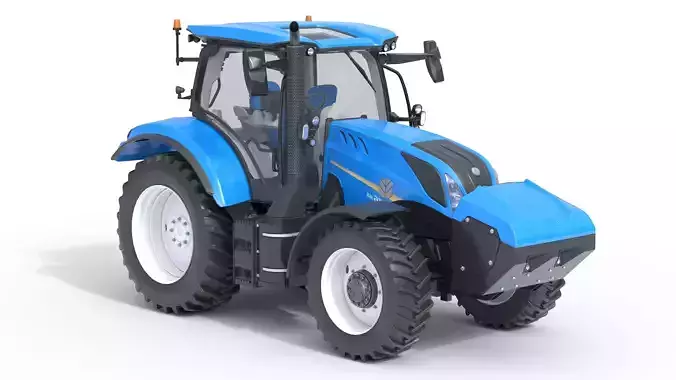 NewHolland Tractor T6 Low-poly 3D model