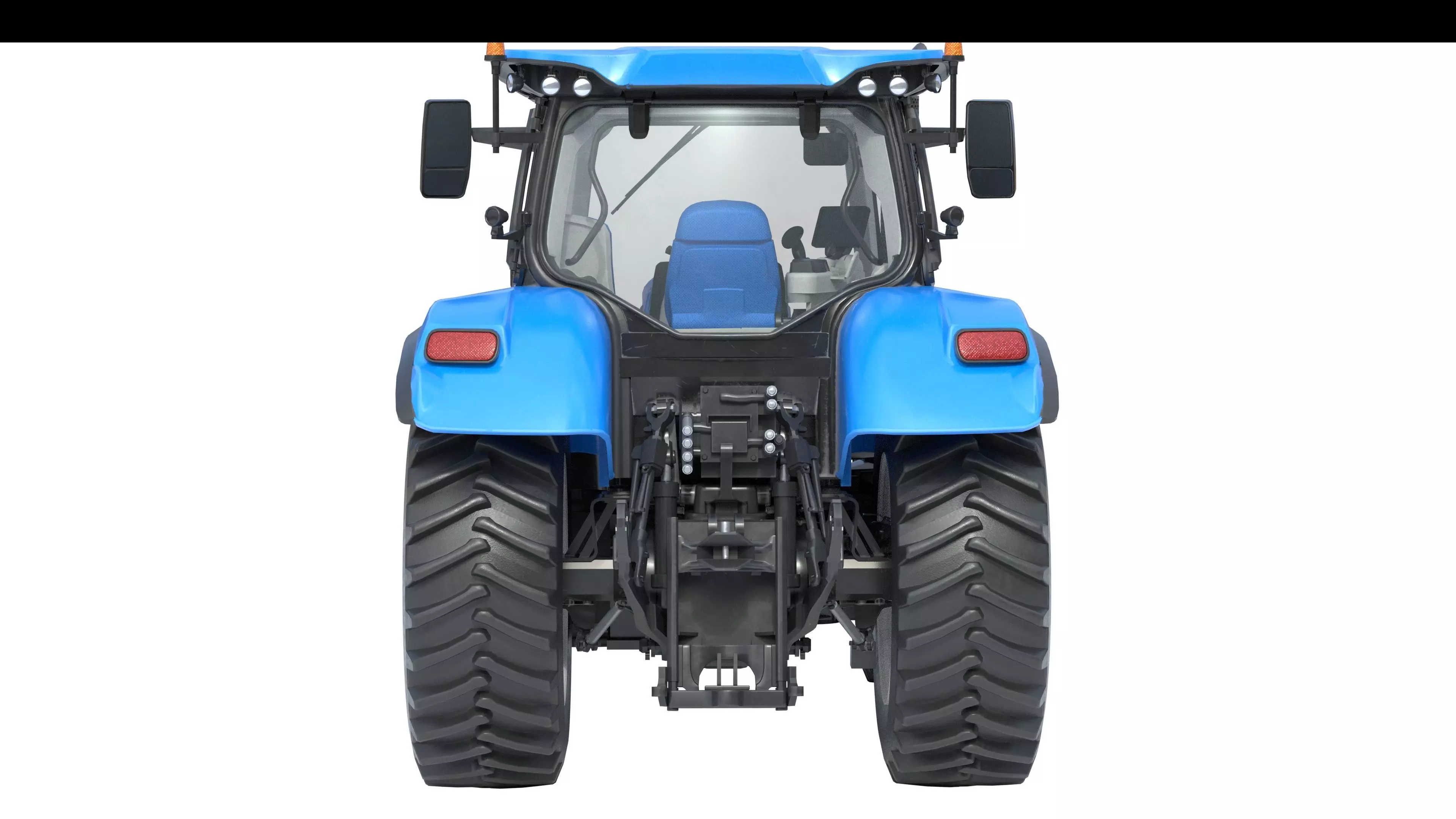 NewHolland Tractor T6 Low-poly 3D model_19