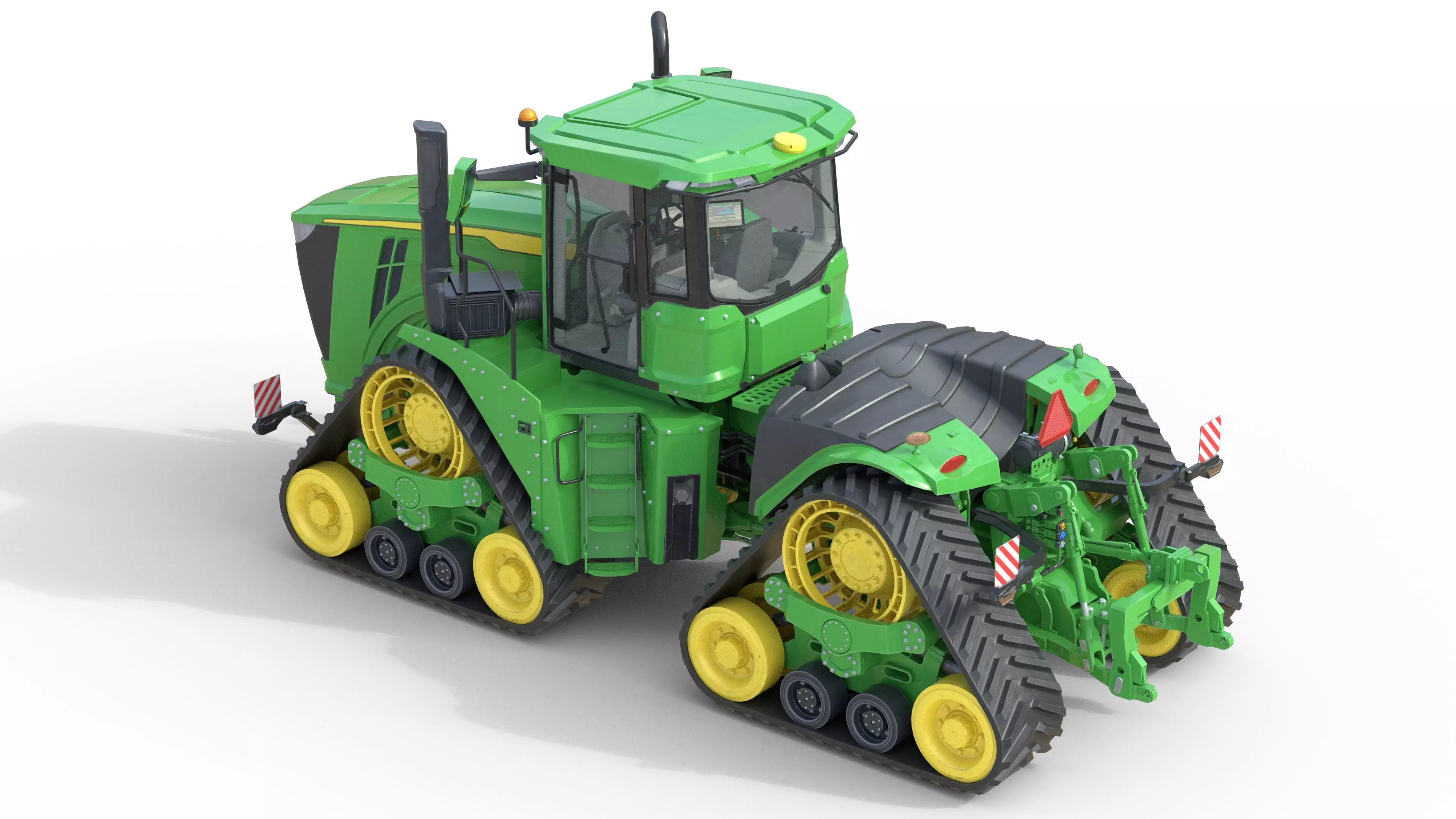 John Deere Tractor 9rx 640 Low-poly 3D model_1