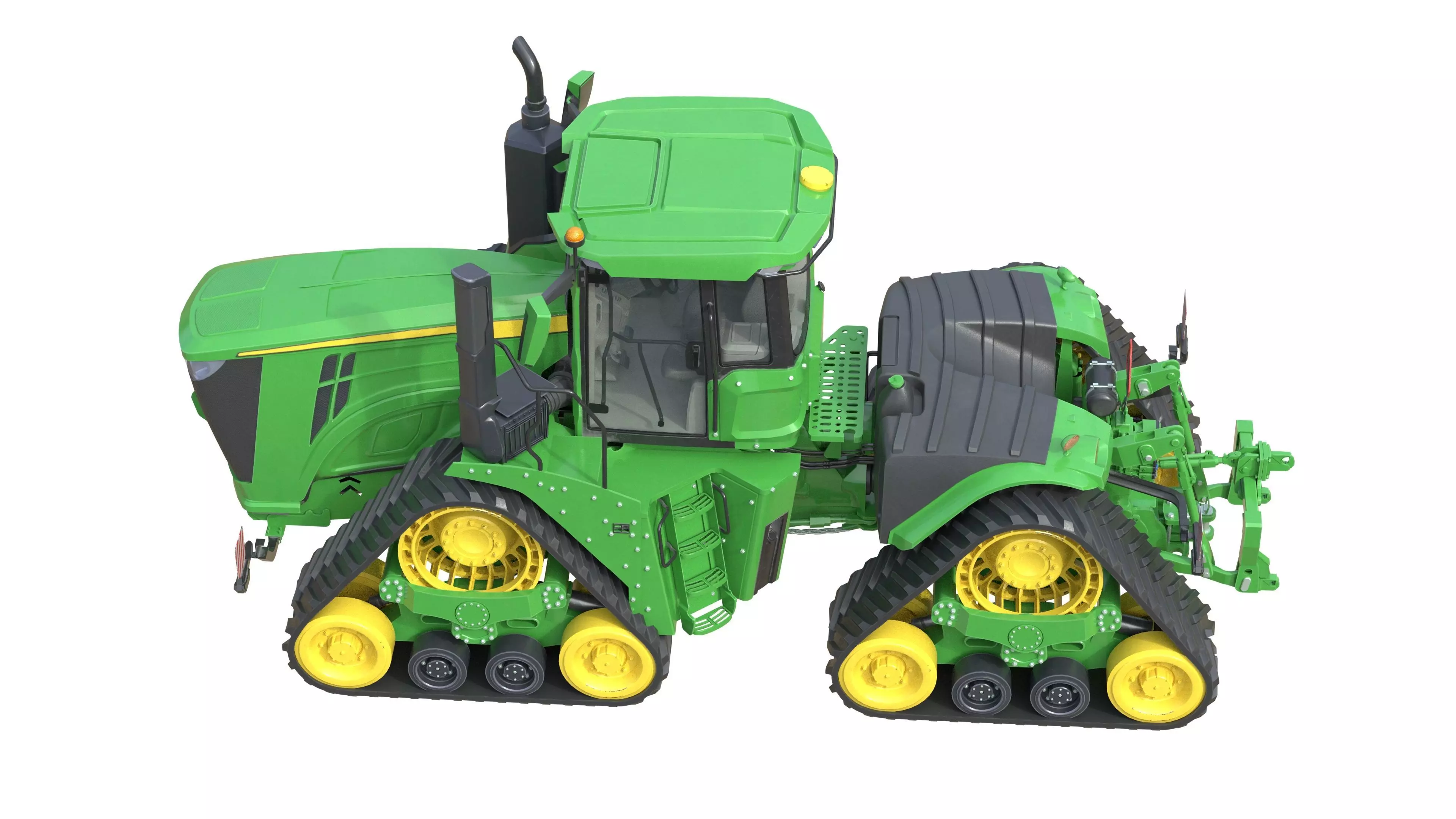 John Deere Tractor 9rx 640 Low-poly 3D model_20