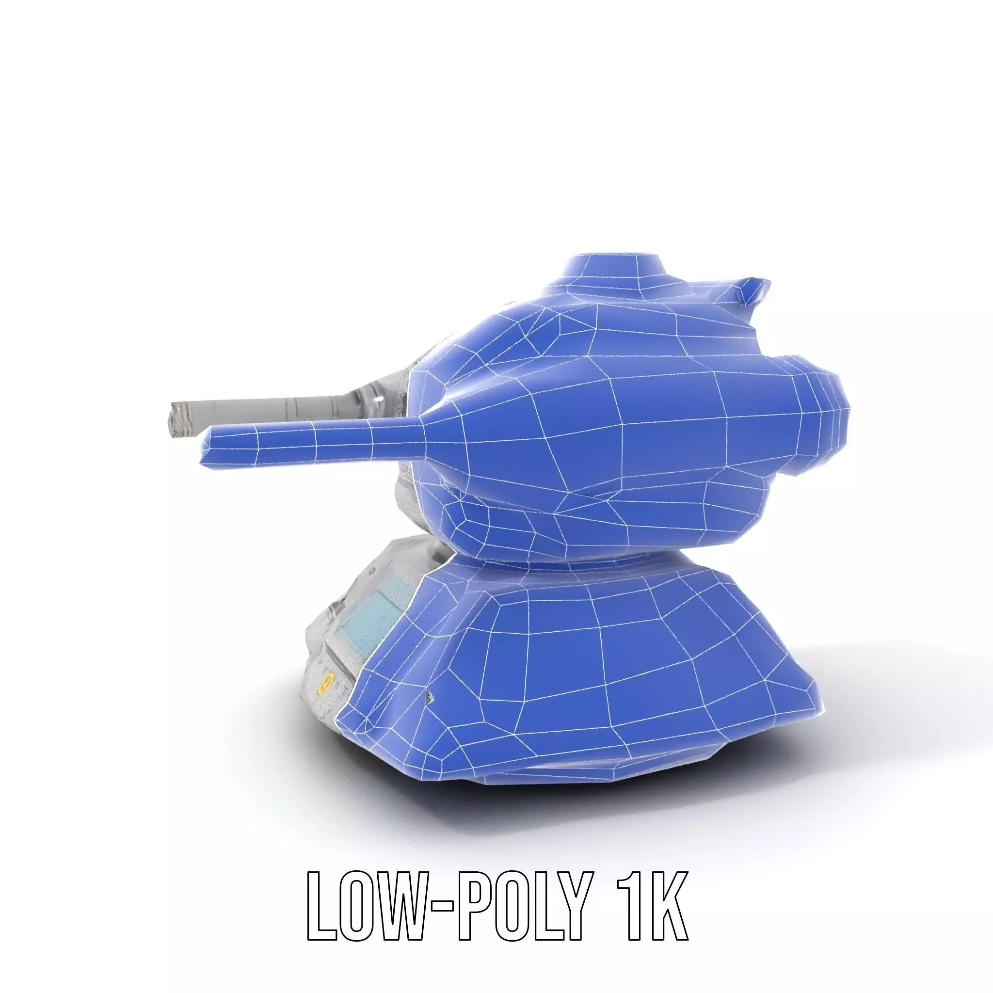 Futuristic Energy Blaster model pack Low-poly 3D model_28