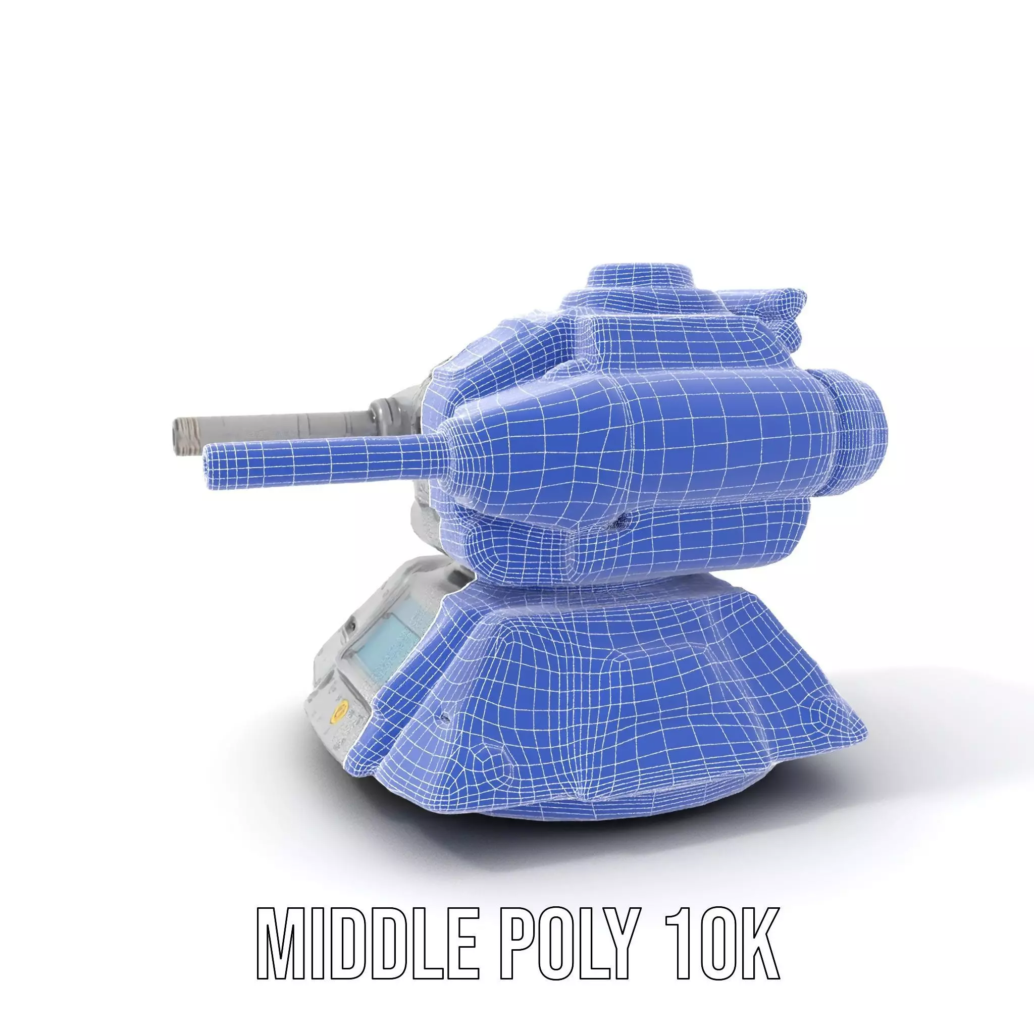 Futuristic Energy Blaster model pack Low-poly 3D model_14