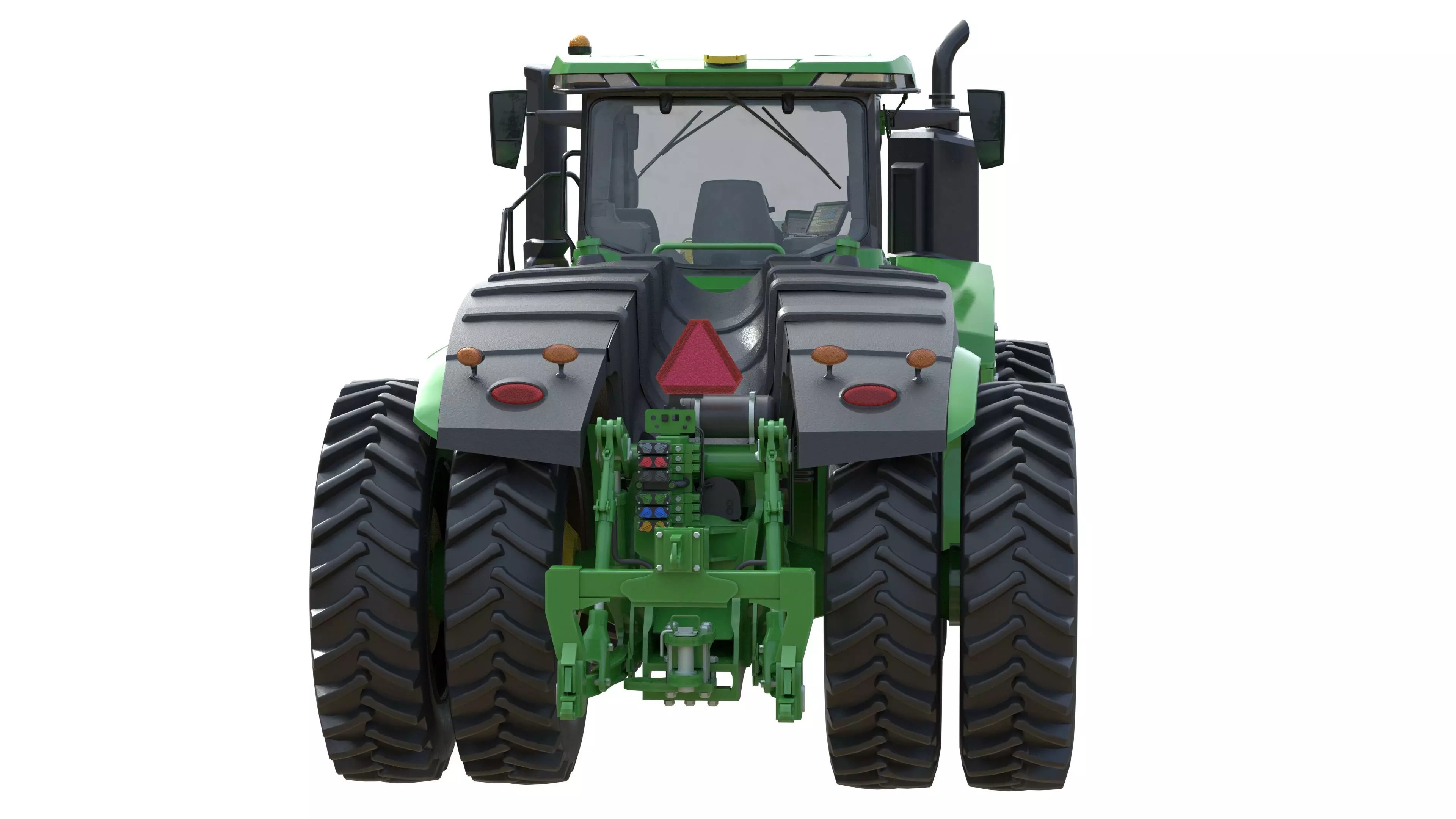 John Deere Tractor 9r 440 Low-poly 3D model_15