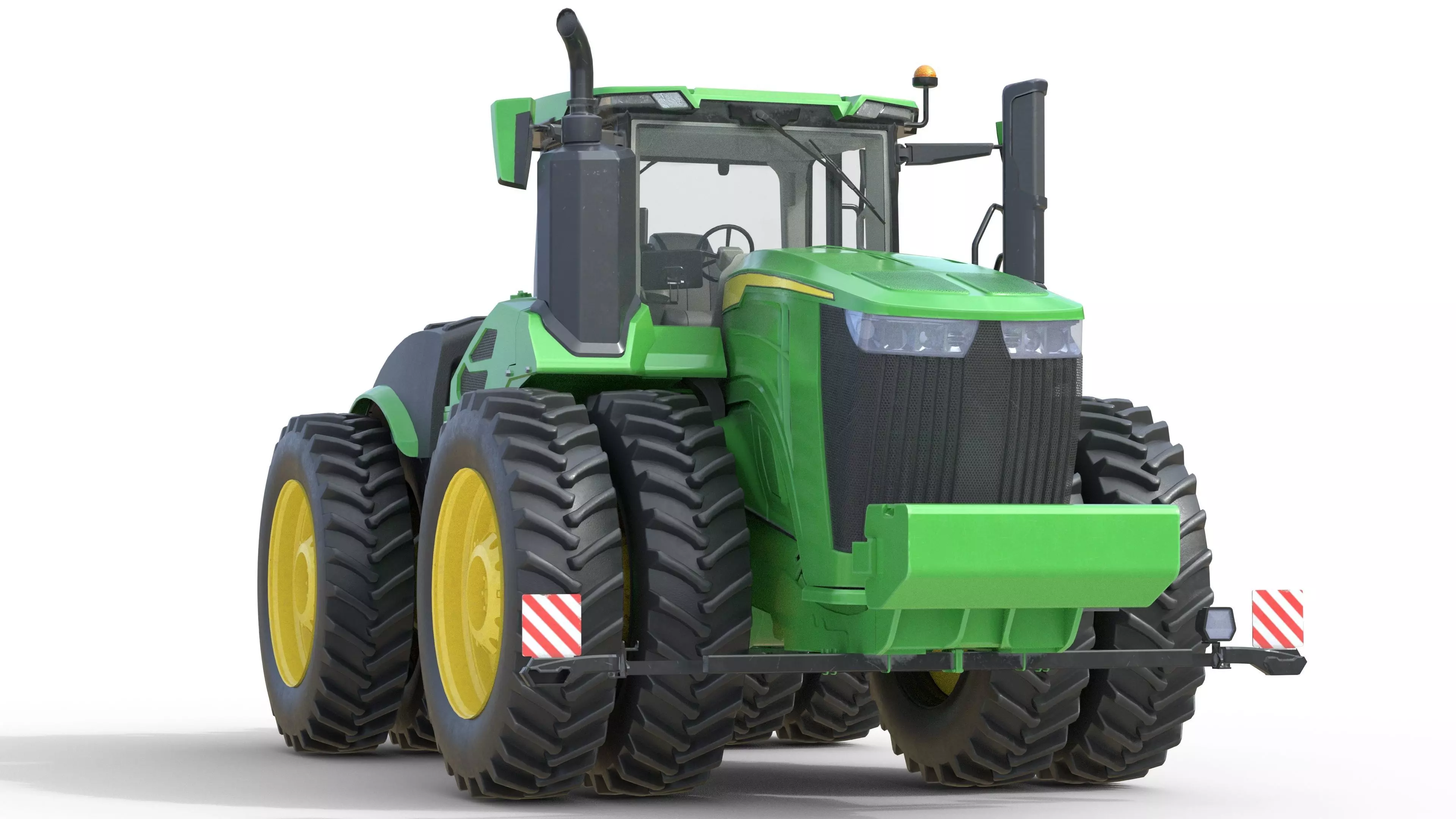 John Deere Tractor 9r 440 Low-poly 3D model_16