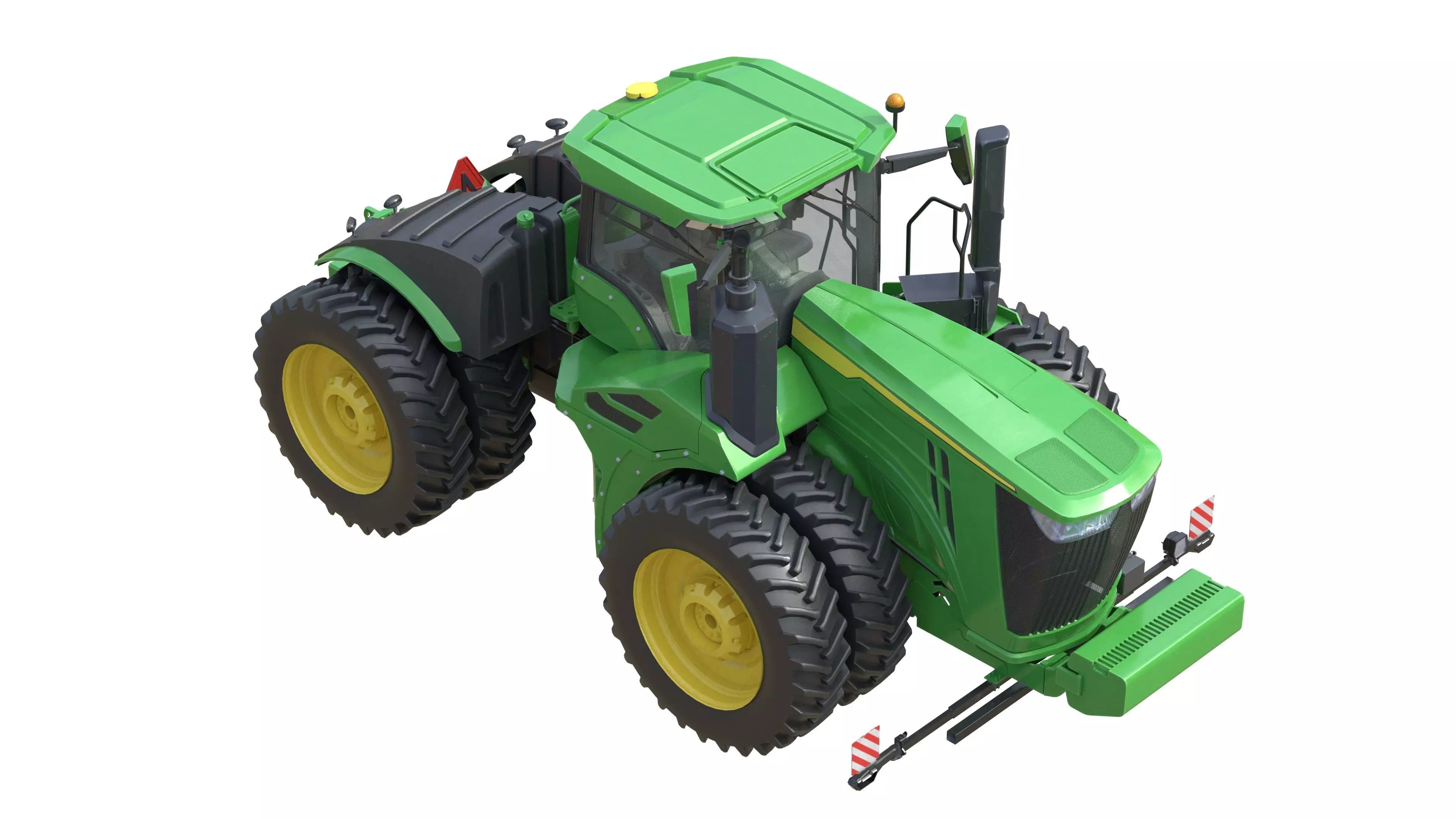 John Deere Tractor 9r 440 Low-poly 3D model_5