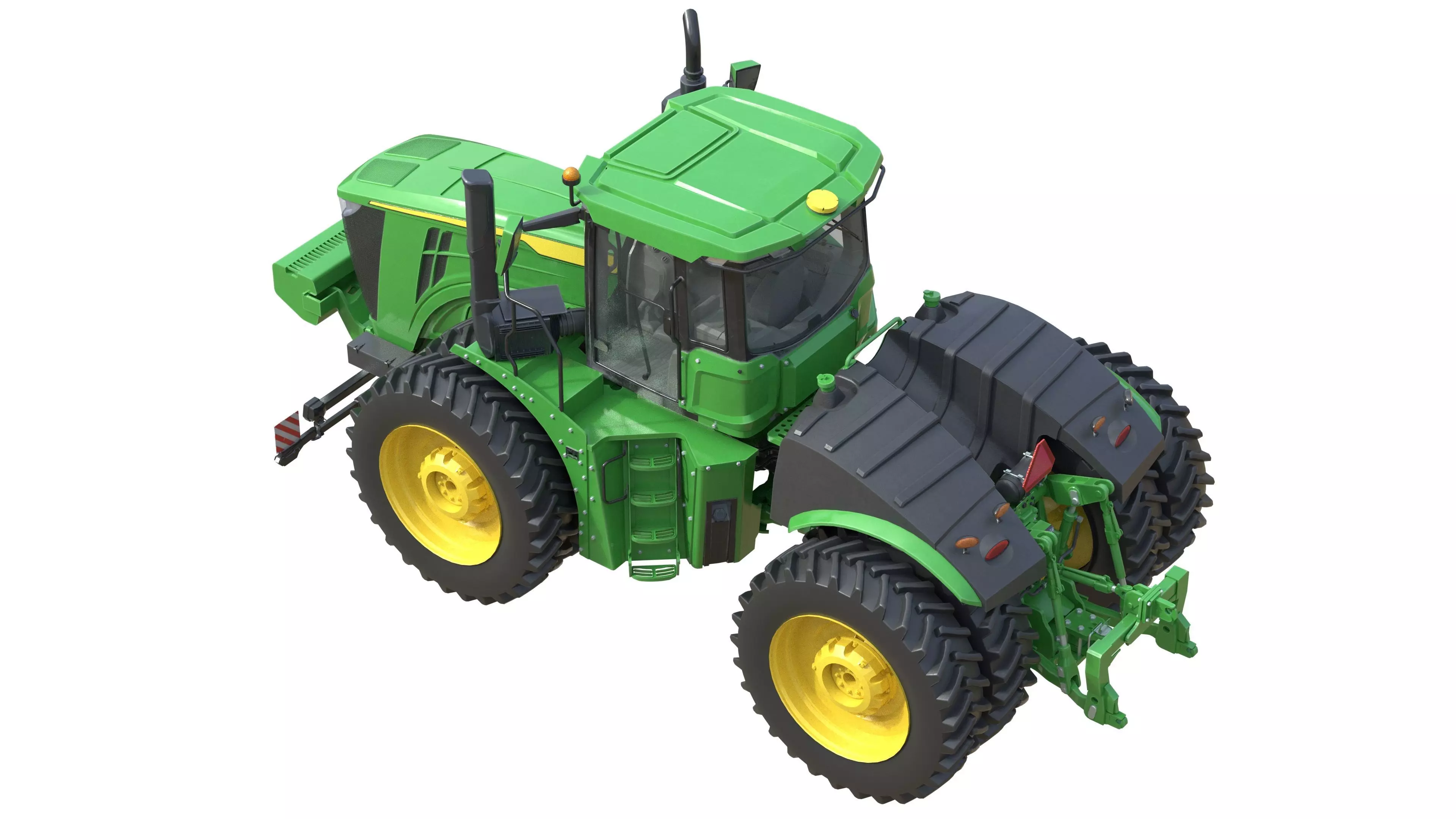 John Deere Tractor 9r 440 Low-poly 3D model_20