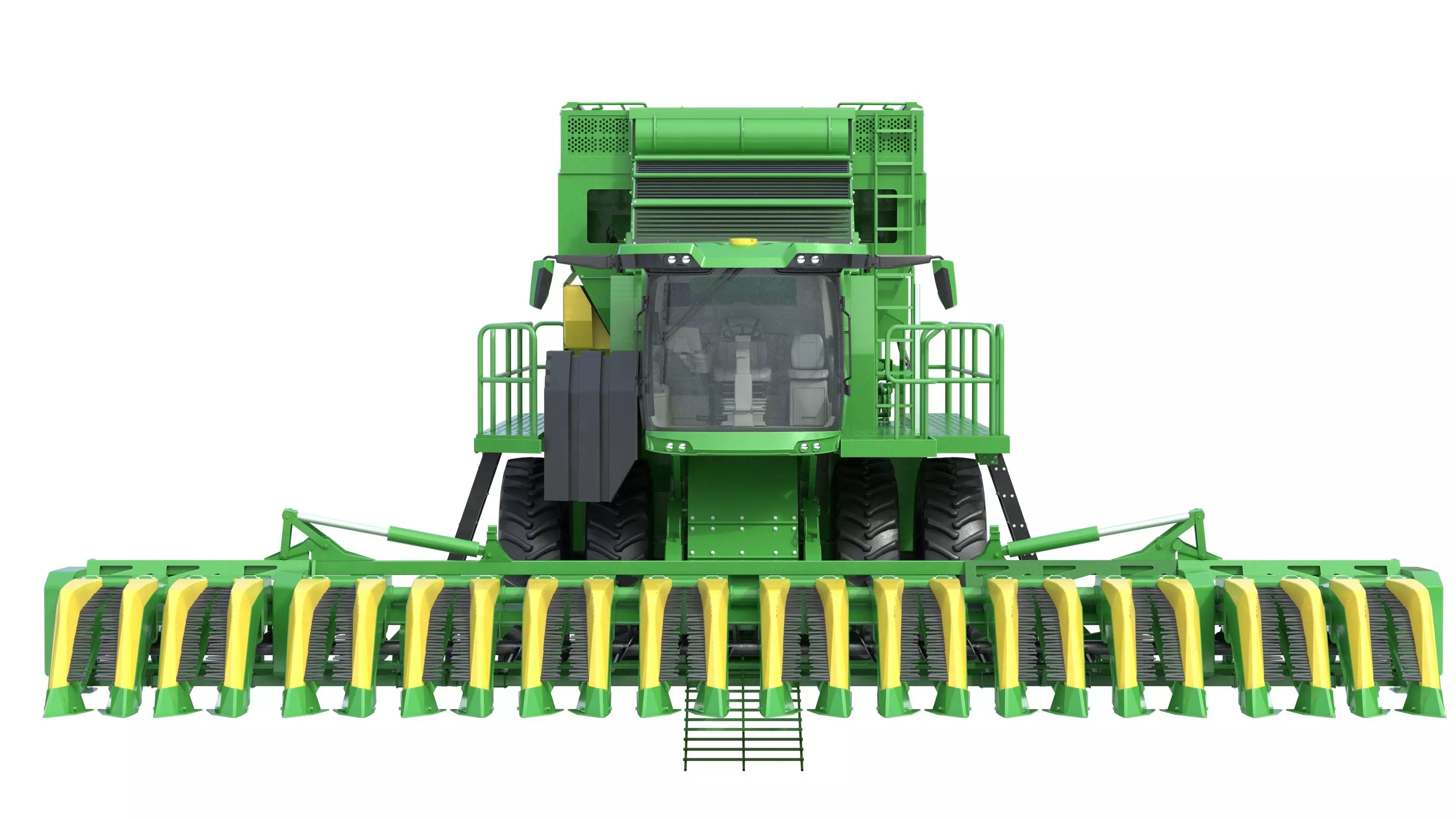 John Deere CS770 Cotton Stripper Low-poly 3D model_15