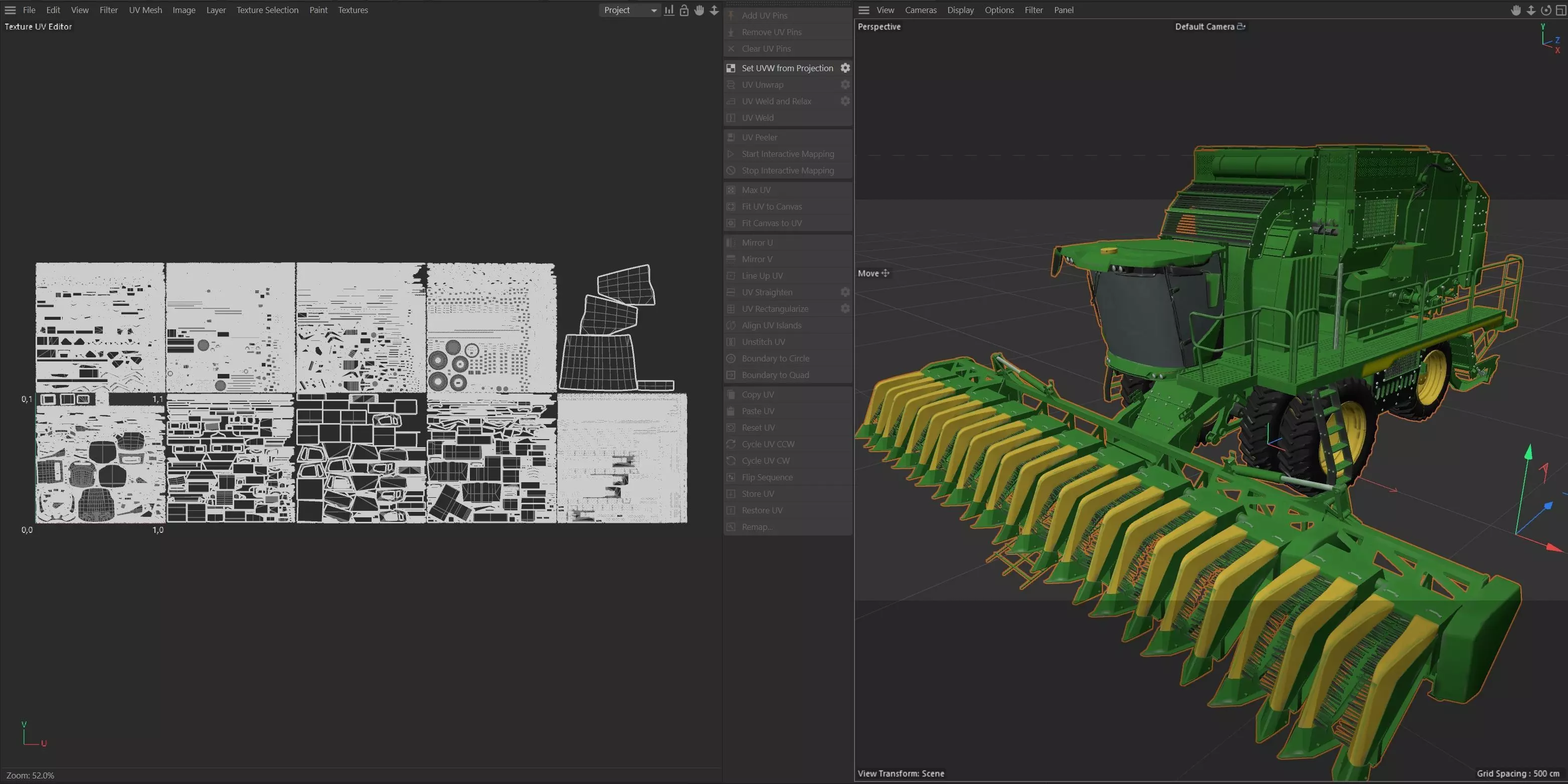 John Deere CS770 Cotton Stripper Low-poly 3D model_29