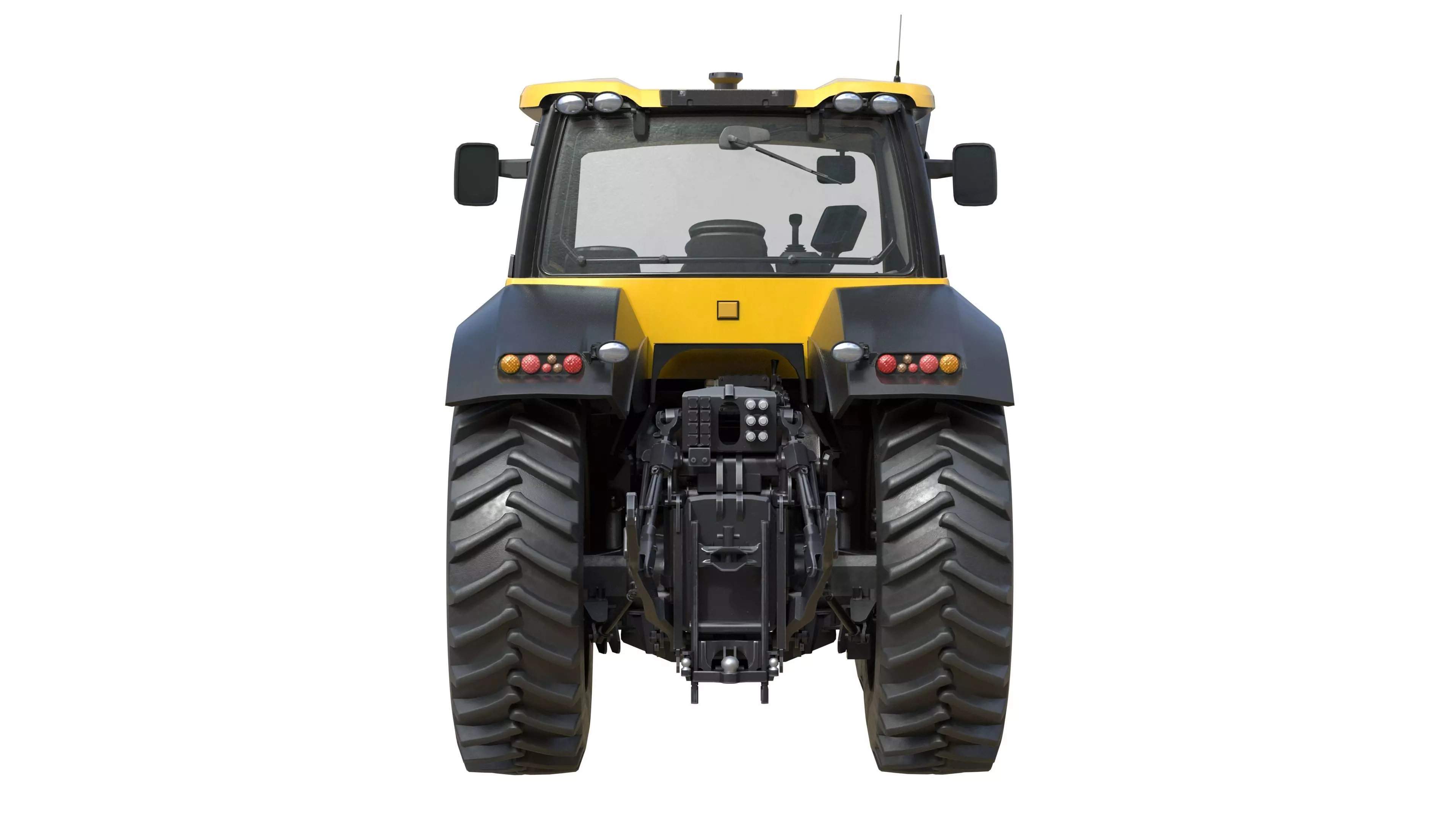 JCB Fastrac Tractor 8000 Low-poly 3D model_28