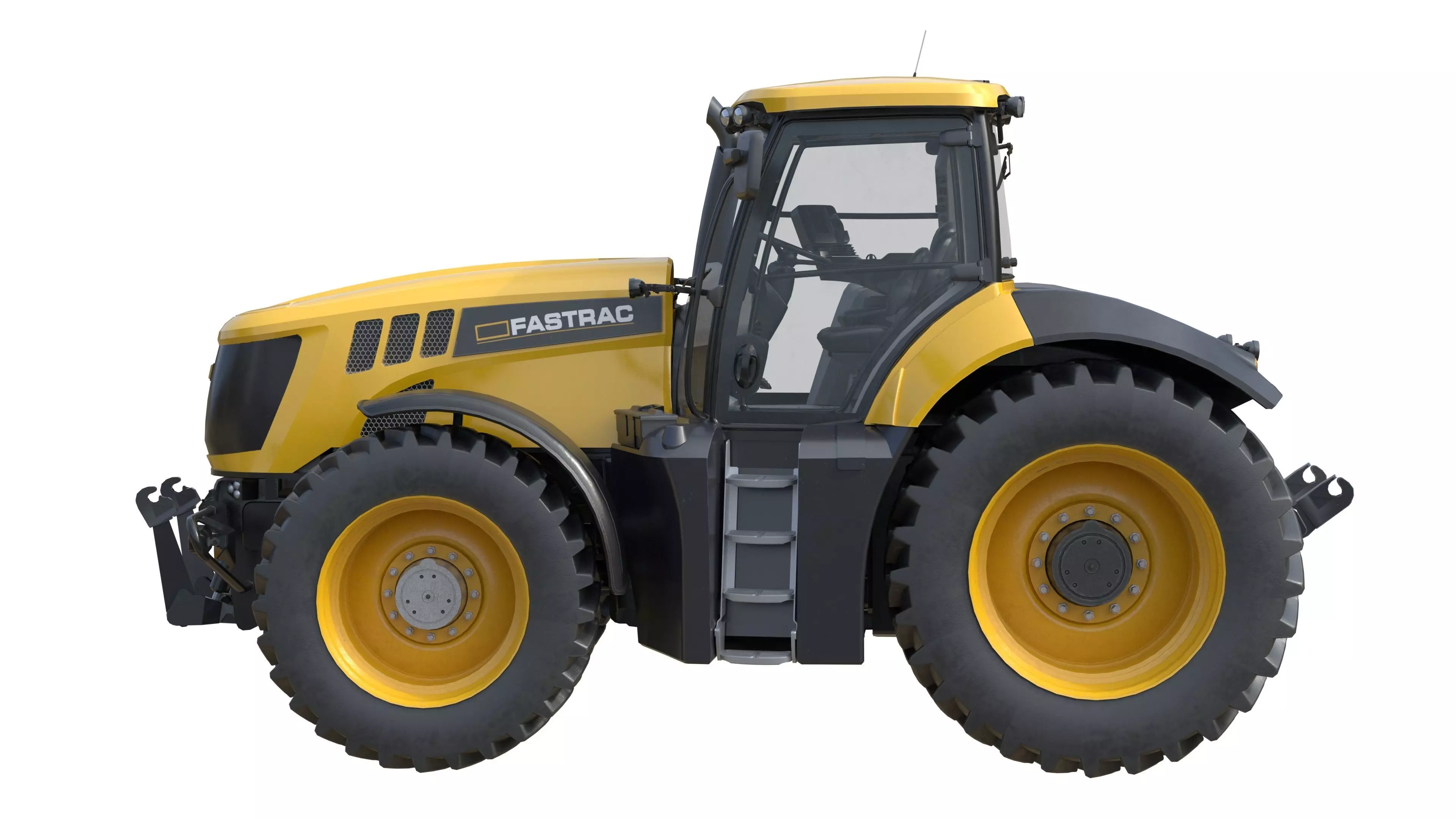 JCB Fastrac Tractor 8000 Low-poly 3D model_9