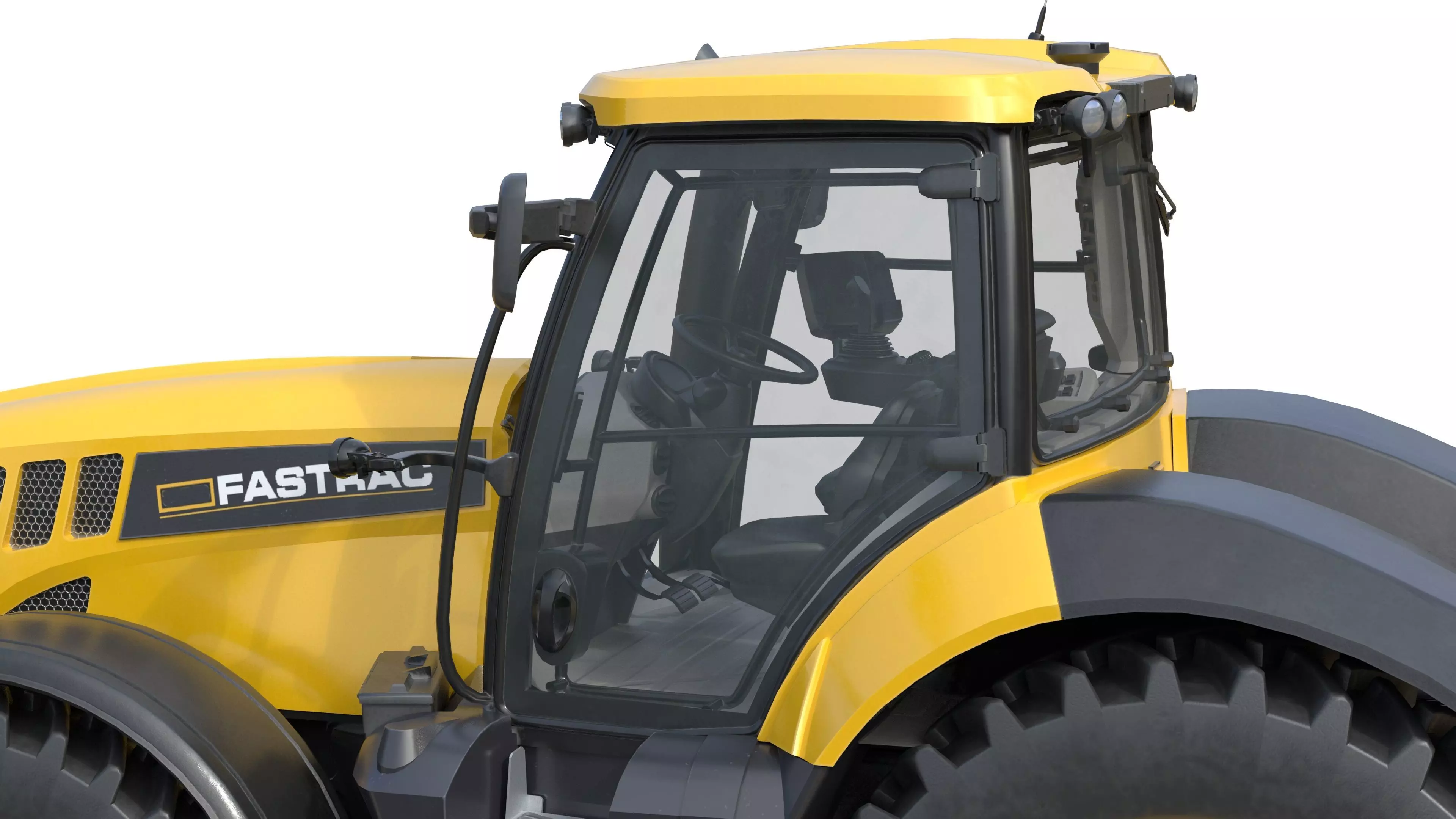 JCB Fastrac Tractor 8000 Low-poly 3D model_21