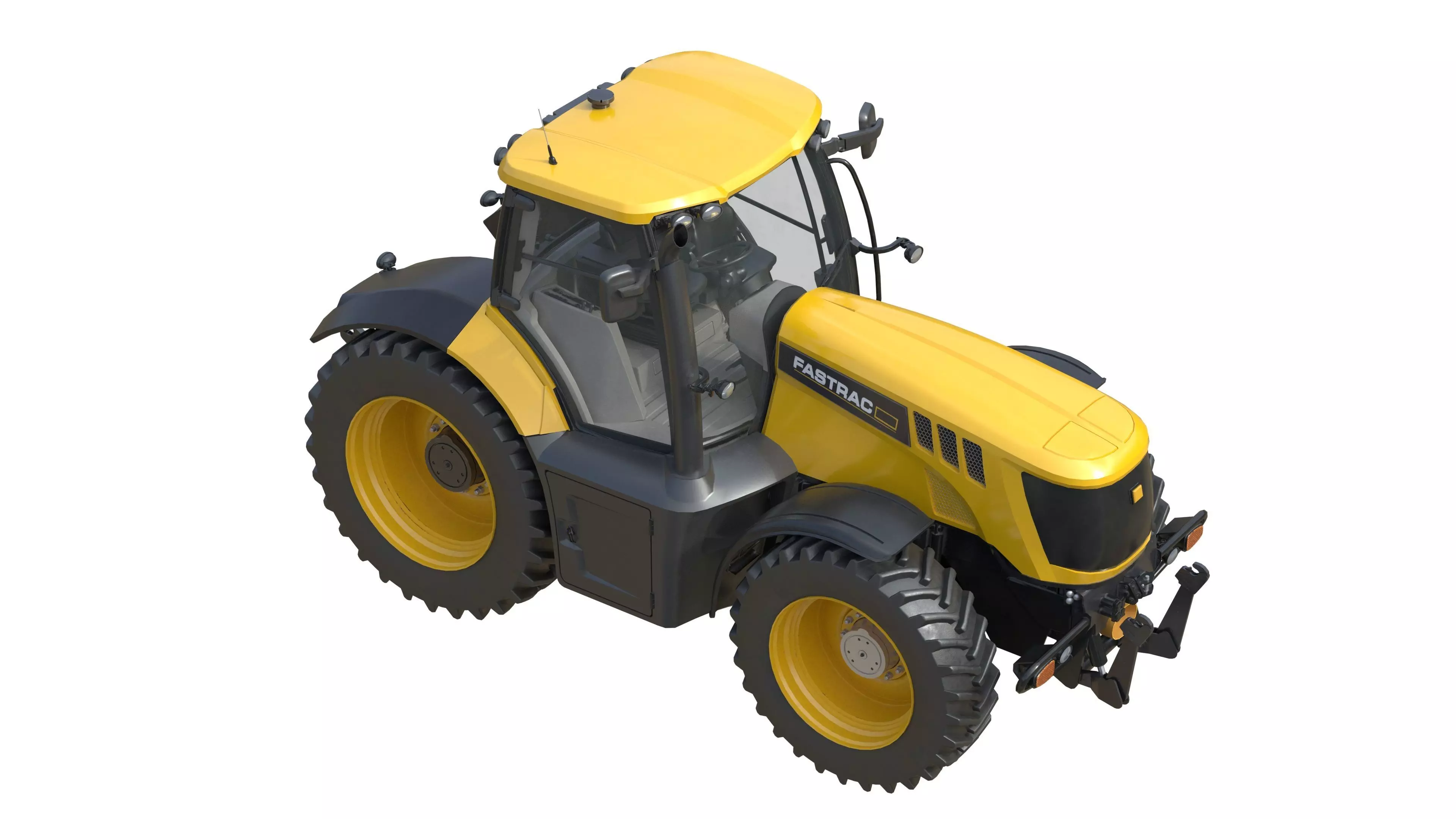 JCB Fastrac Tractor 8000 Low-poly 3D model_18