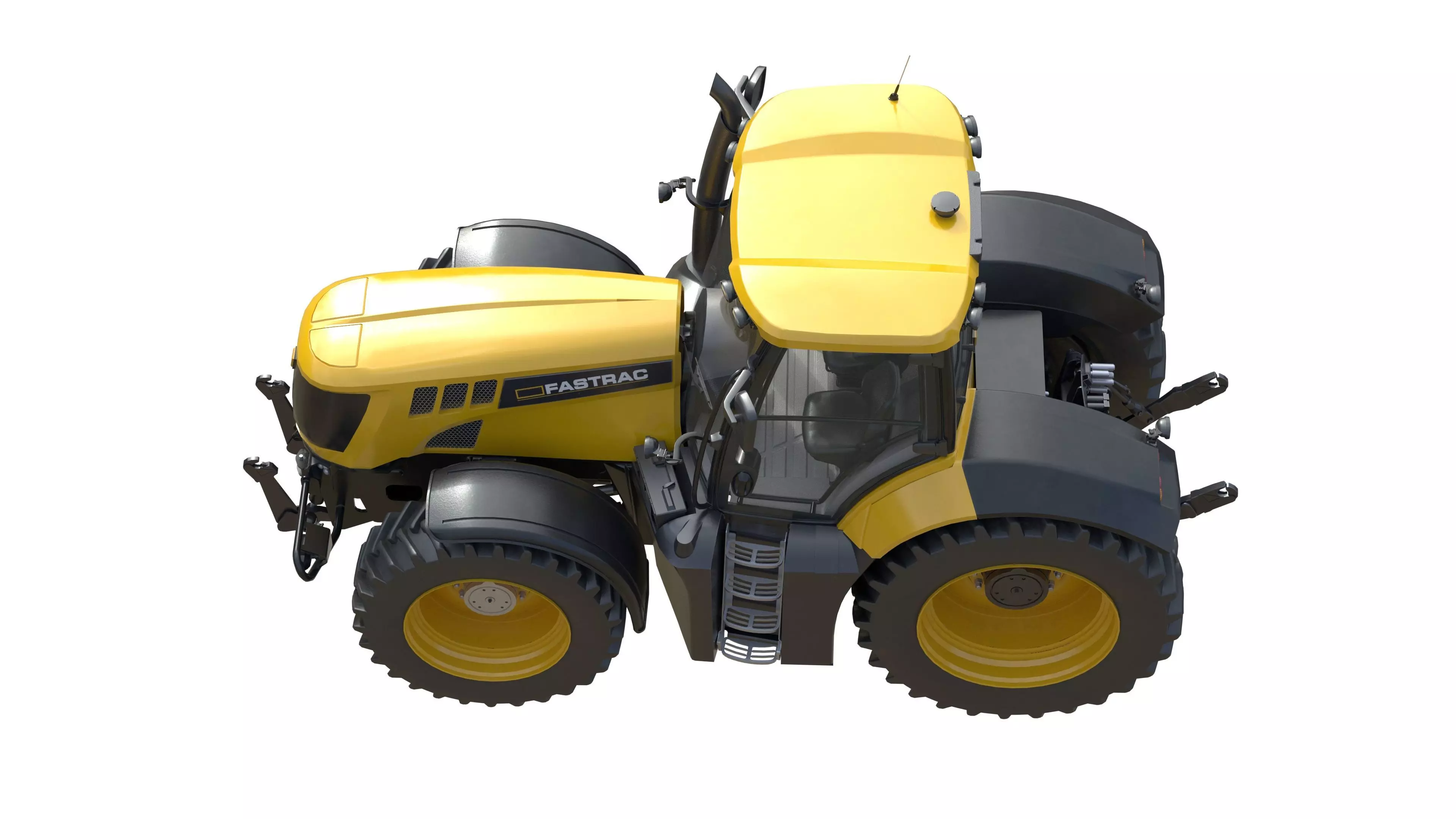 JCB Fastrac Tractor 8000 Low-poly 3D model_24