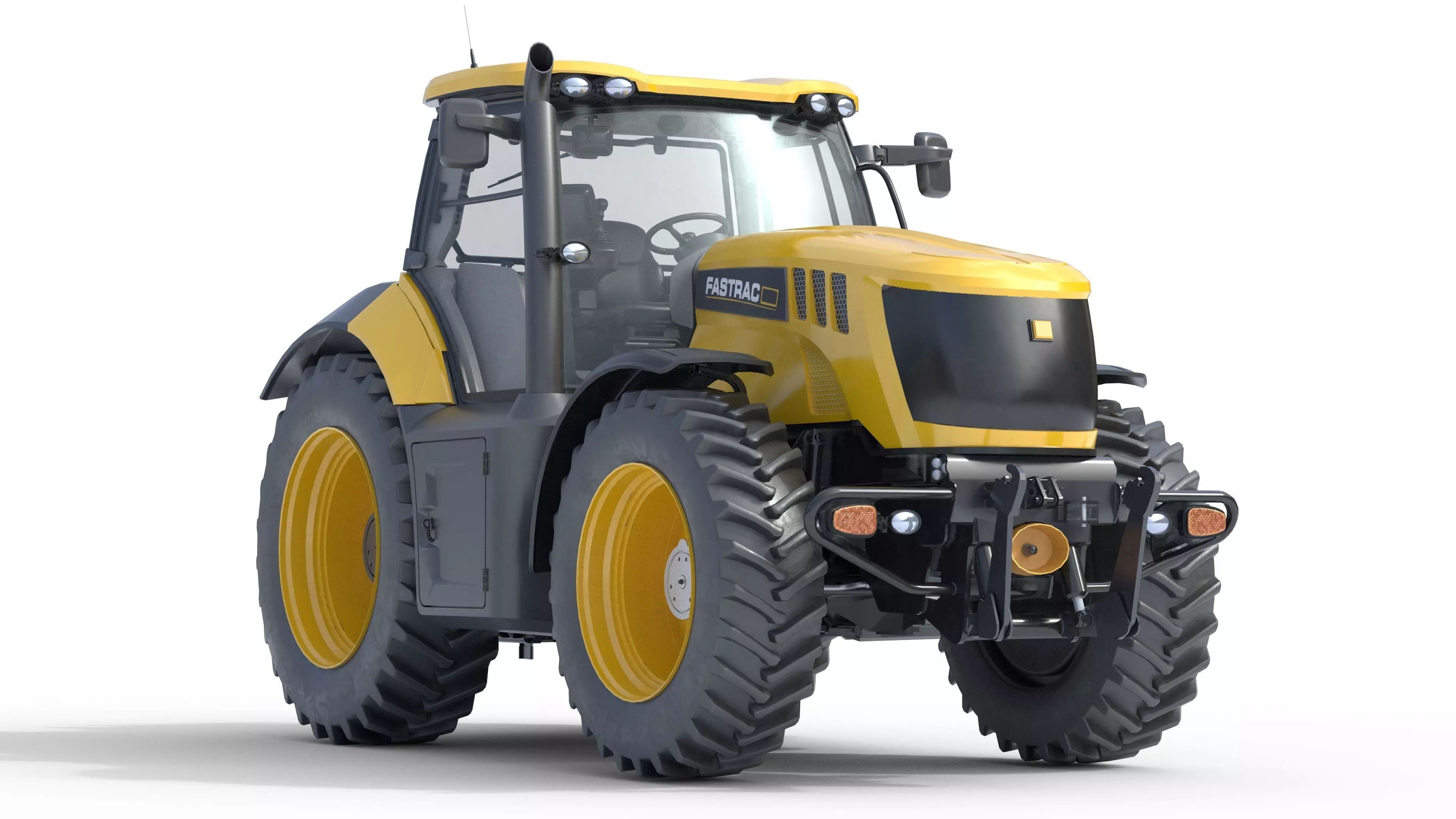 JCB Fastrac Tractor 8000 Low-poly 3D model_16