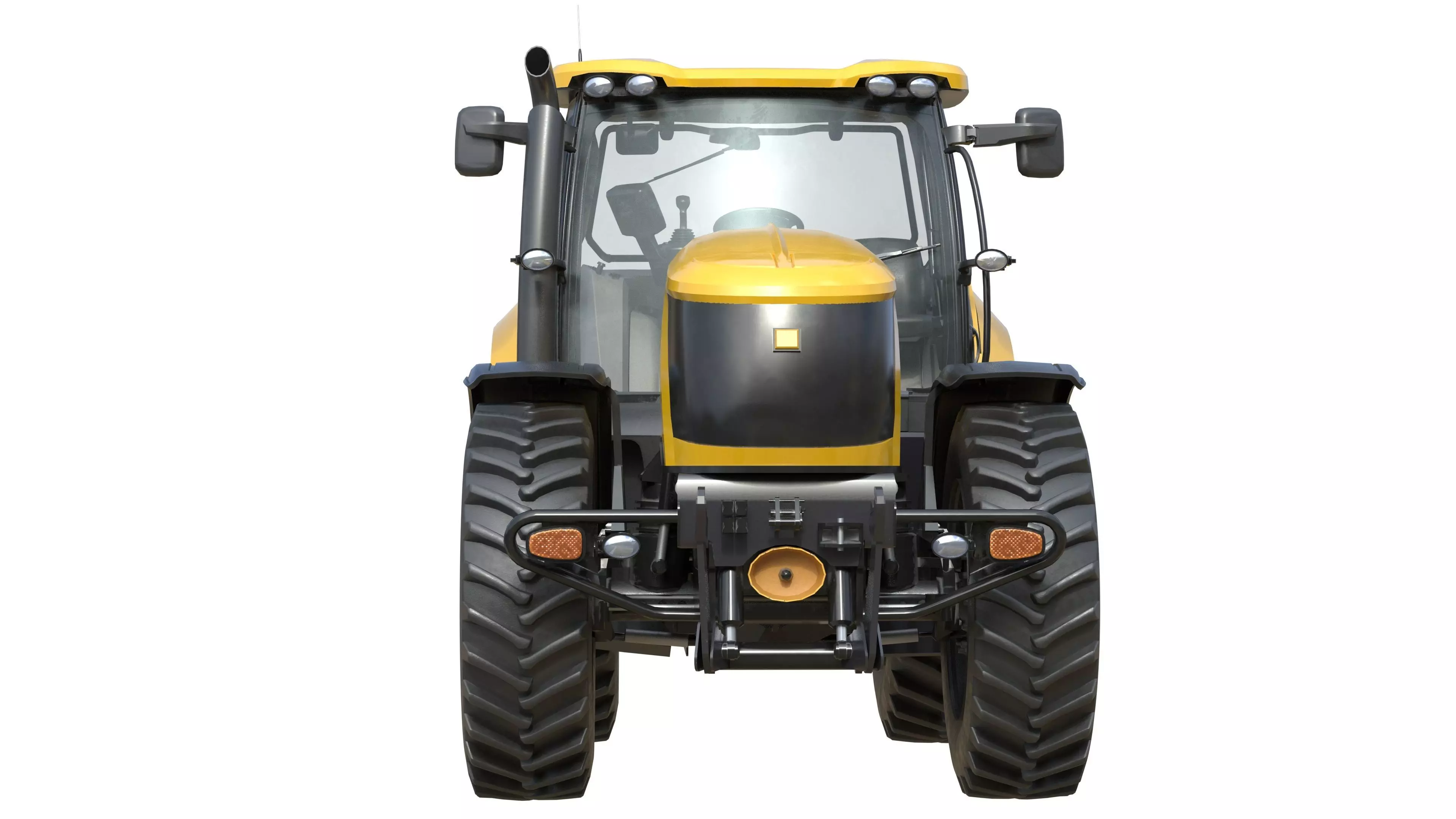 JCB Fastrac Tractor 8000 Low-poly 3D model_26