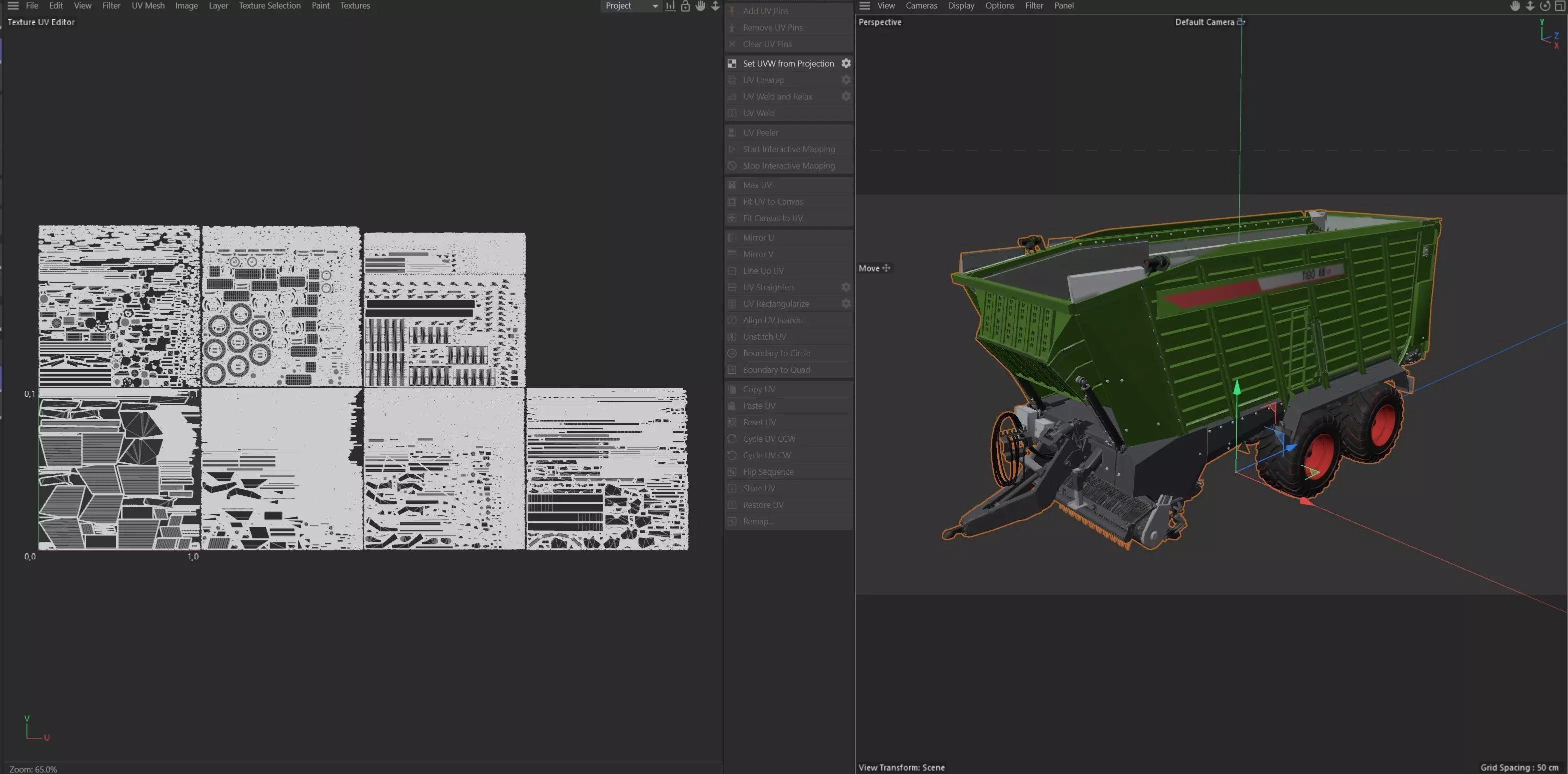 Fendt Tigo Trailer Low-poly 3D model_25