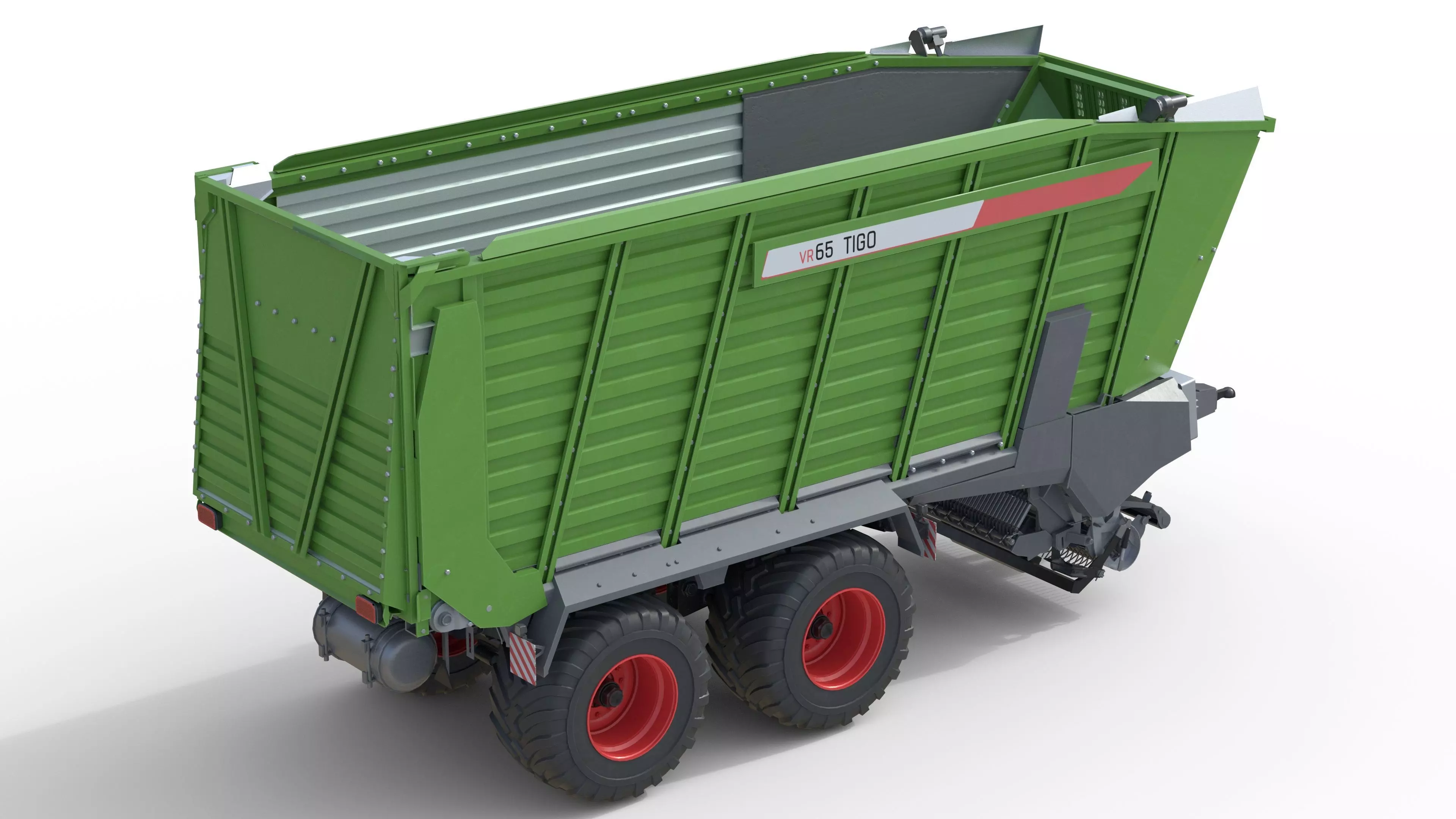Fendt Tigo Trailer Low-poly 3D model_1