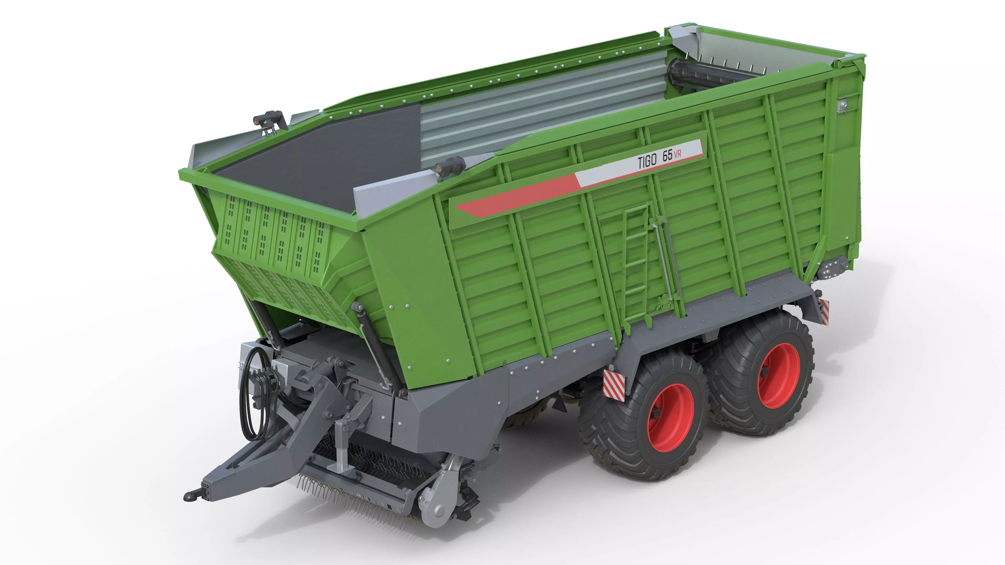 Fendt Tigo Trailer Low-poly 3D model_0