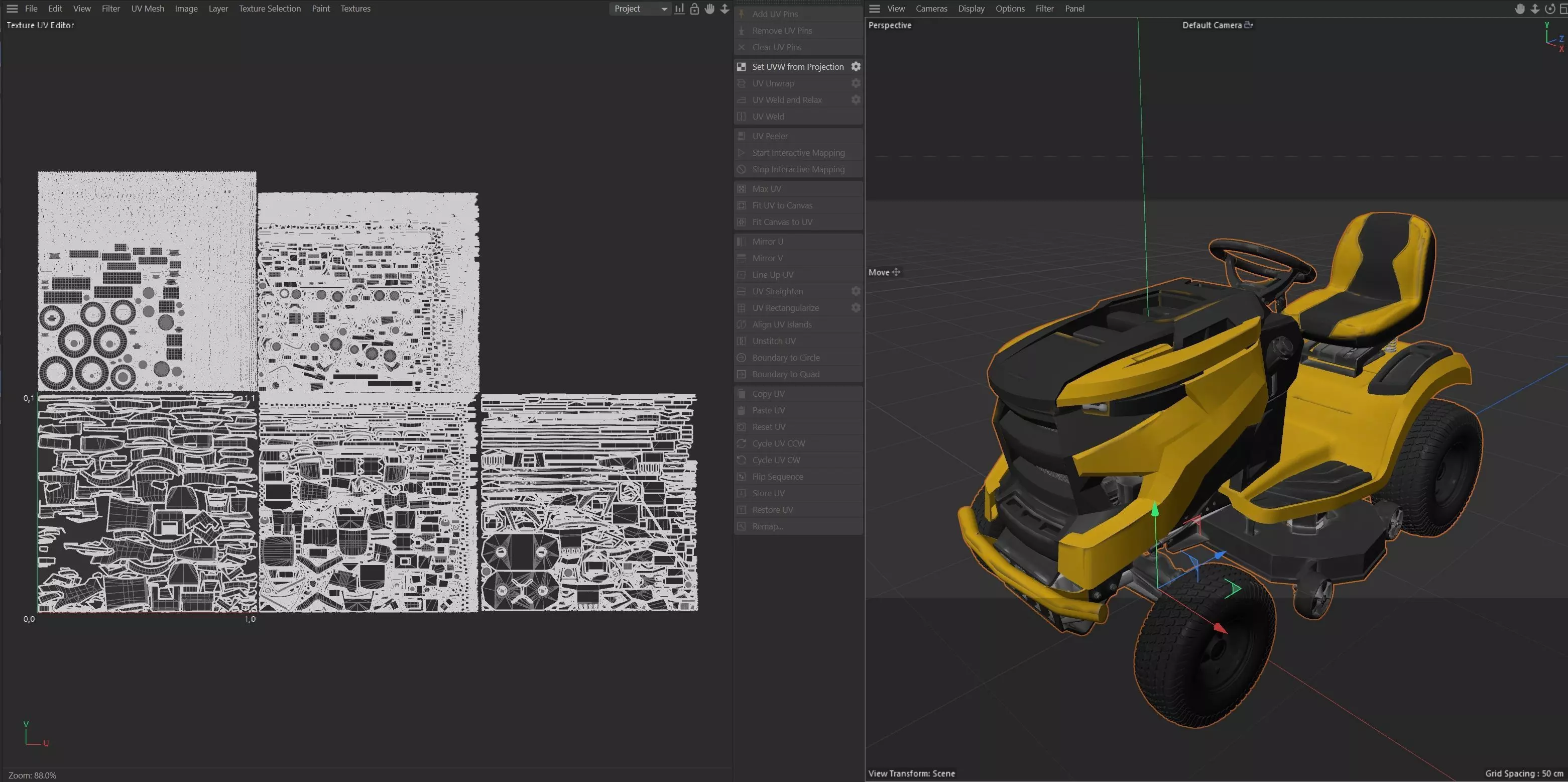 Cub Cadet Lawn Mowers LX42 Low-poly 3D model_24