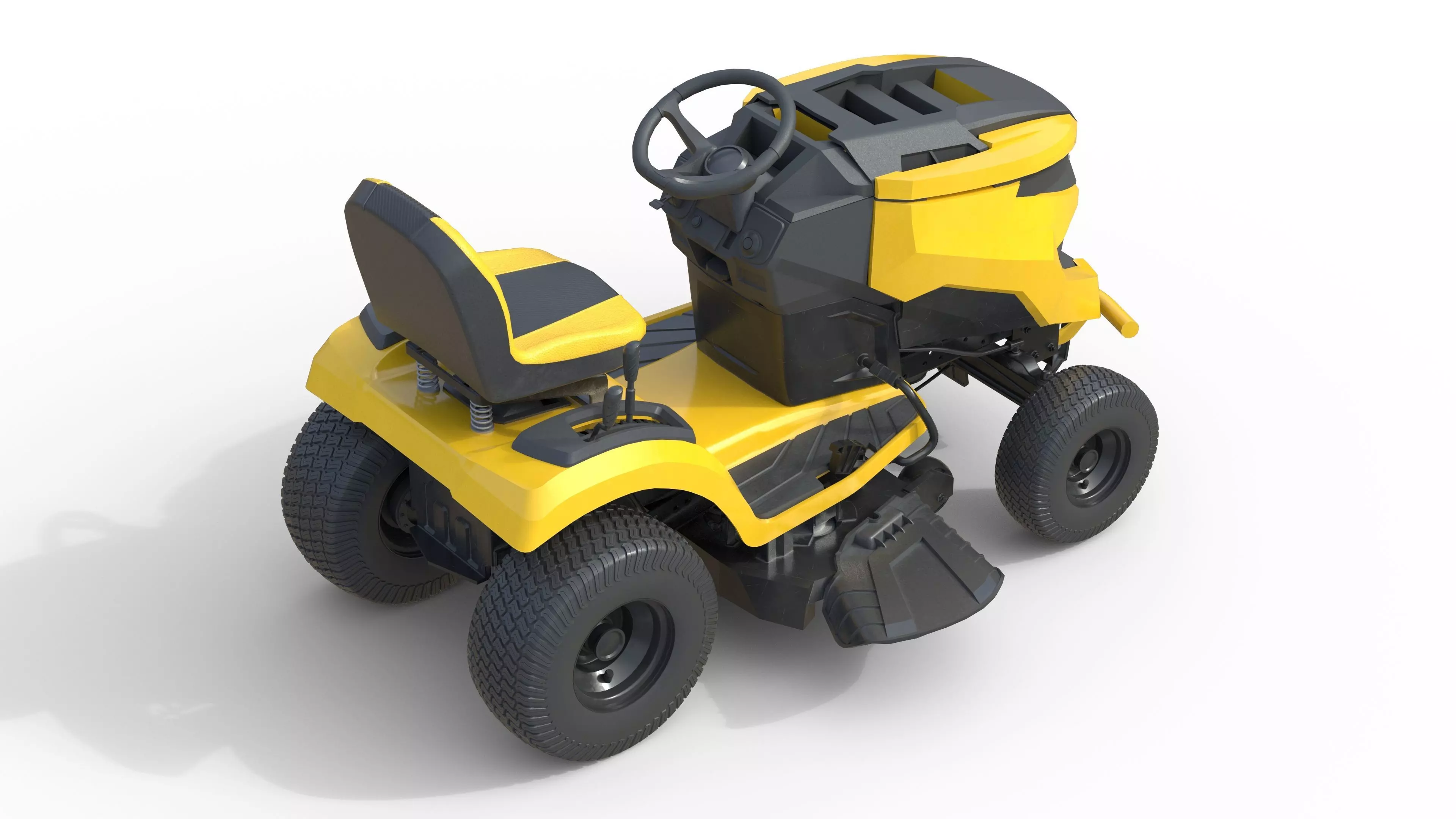 Cub Cadet Lawn Mowers LX42 Low-poly 3D model_1