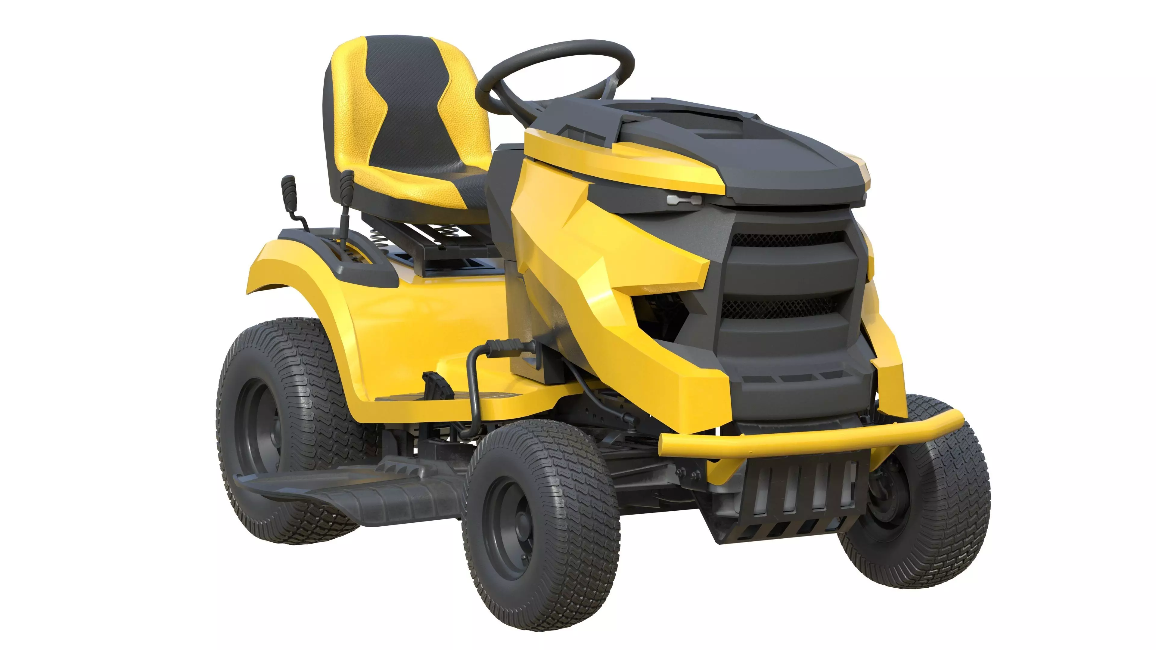 Cub Cadet Lawn Mowers LX42 Low-poly 3D model_8
