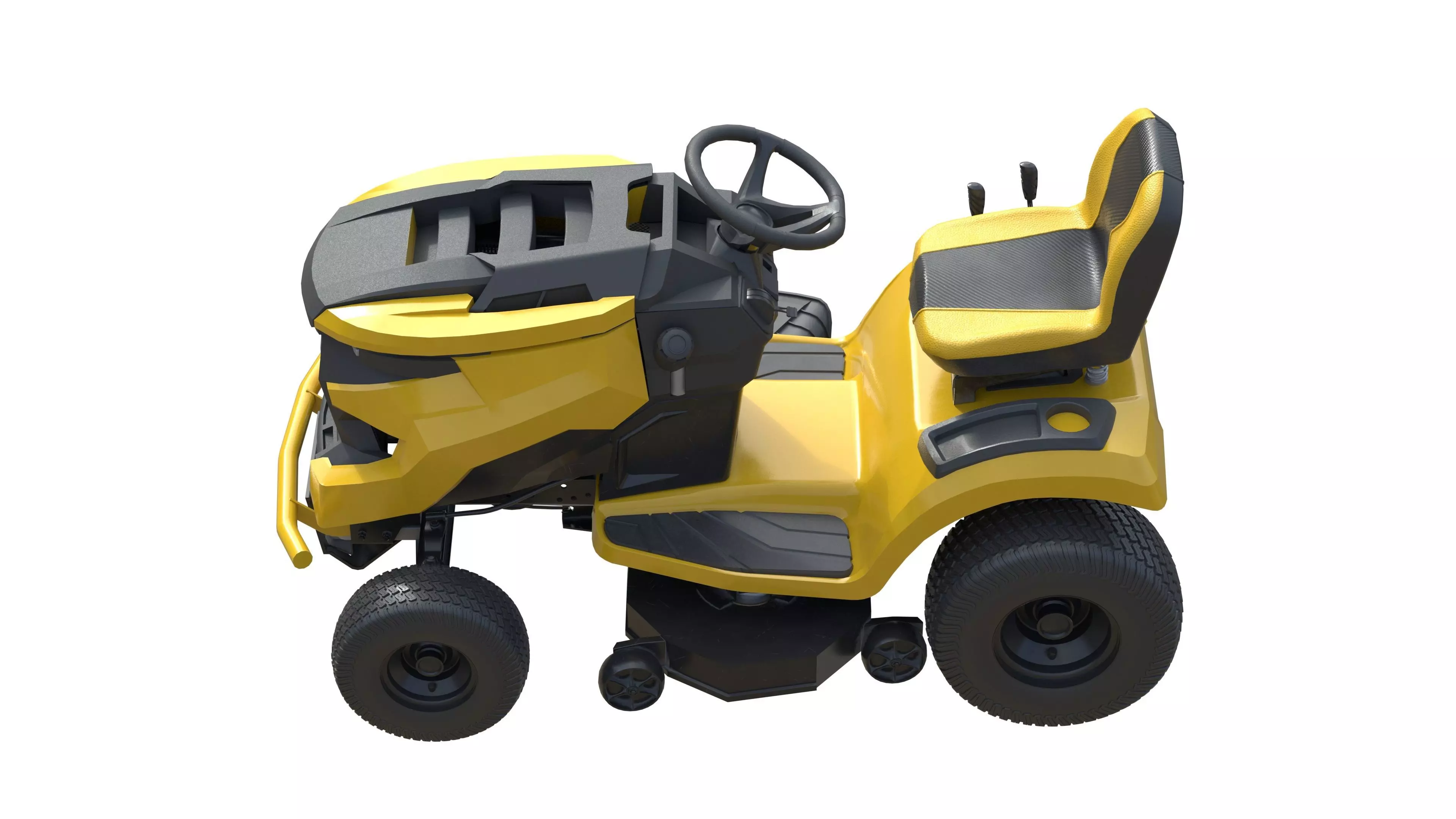 Cub Cadet Lawn Mowers LX42 Low-poly 3D model_19