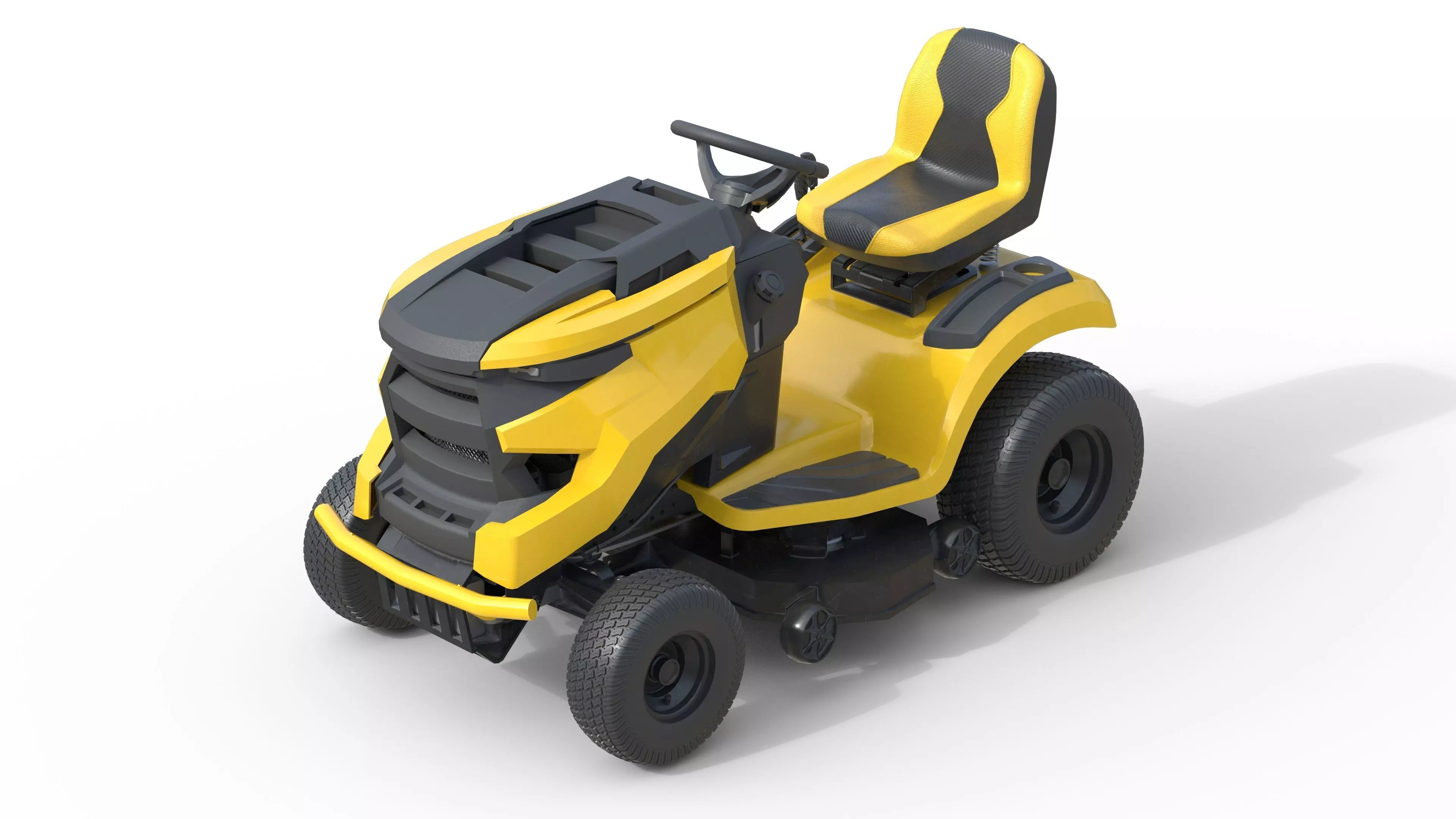 Cub Cadet Lawn Mowers LX42 Low-poly 3D model_0