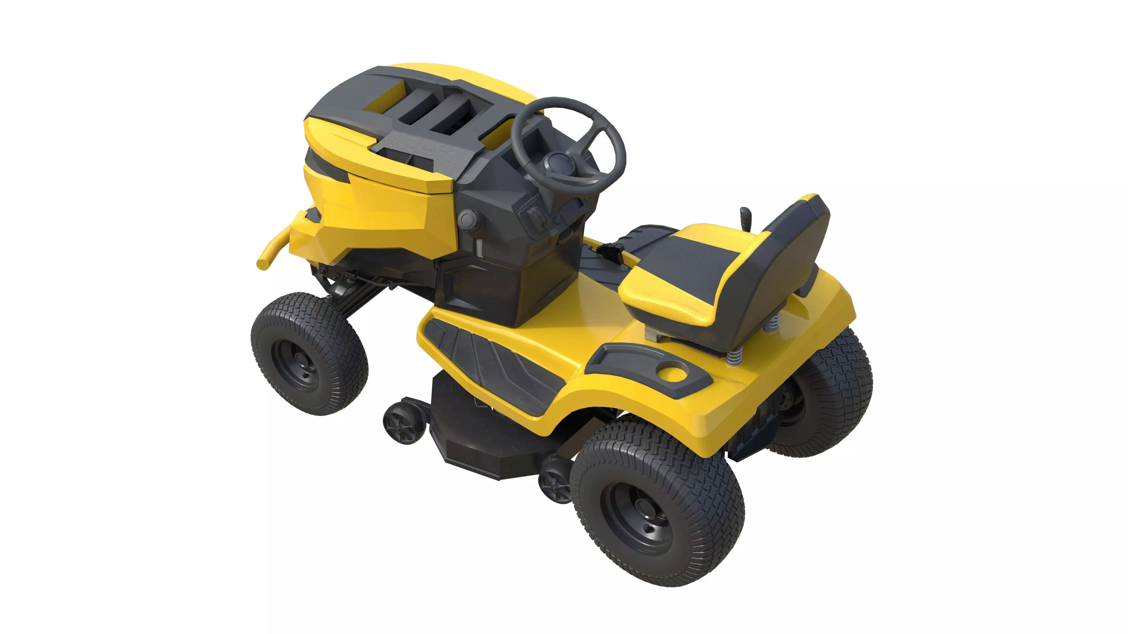 Cub Cadet Lawn Mowers LX42 Low-poly 3D model_14