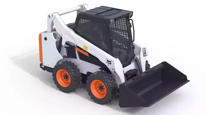 BobCat Steer Loader S590 Low-poly 3D model