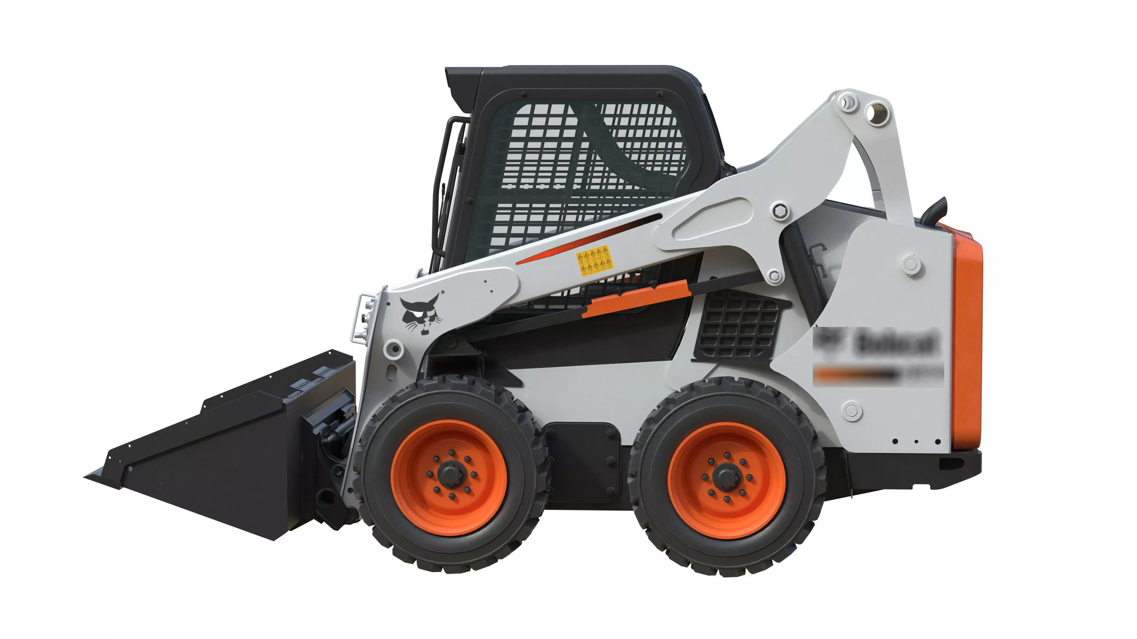 BobCat Steer Loader S590 Low-poly 3D model_9