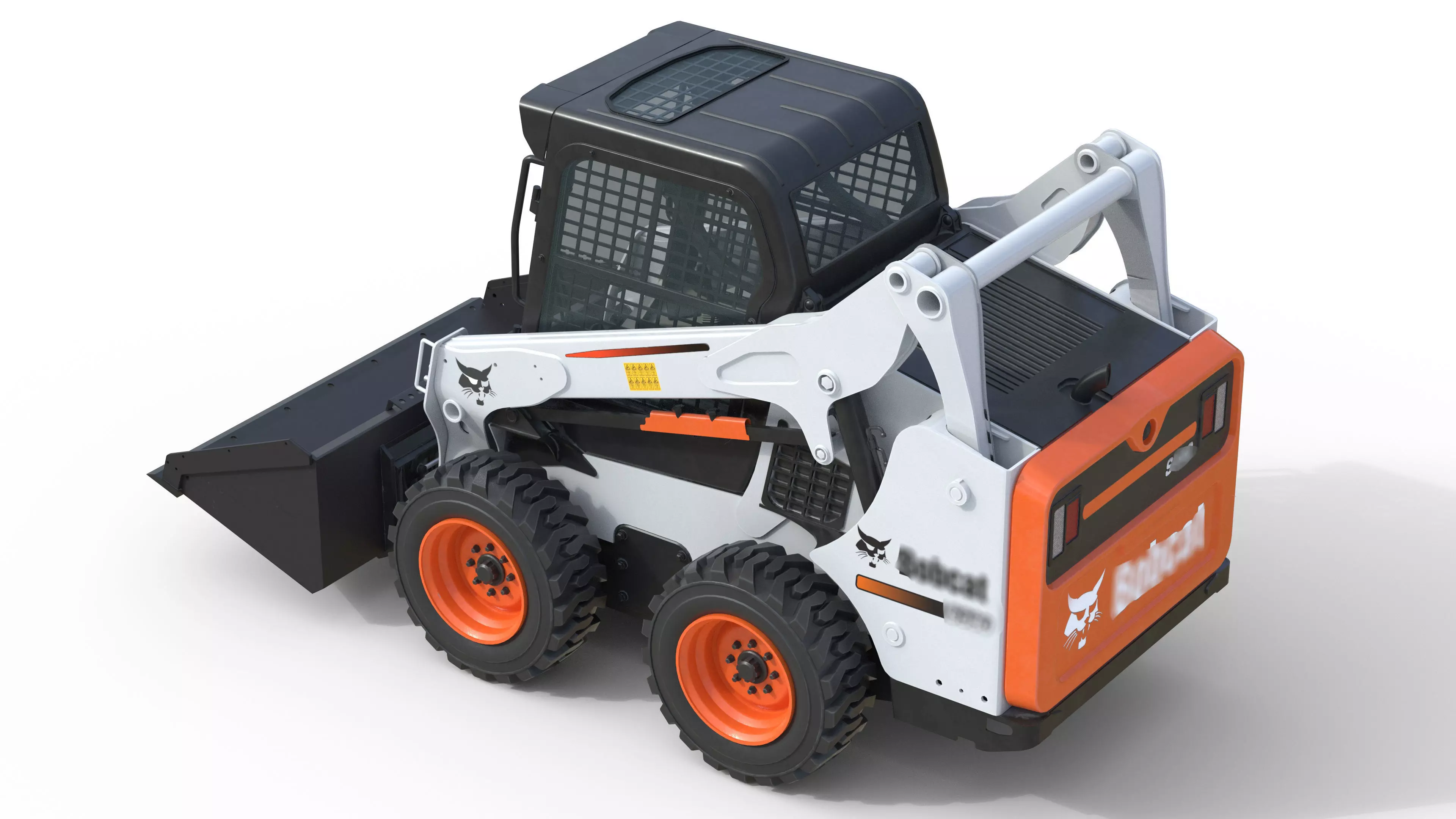 BobCat Steer Loader S590 Low-poly 3D model_1