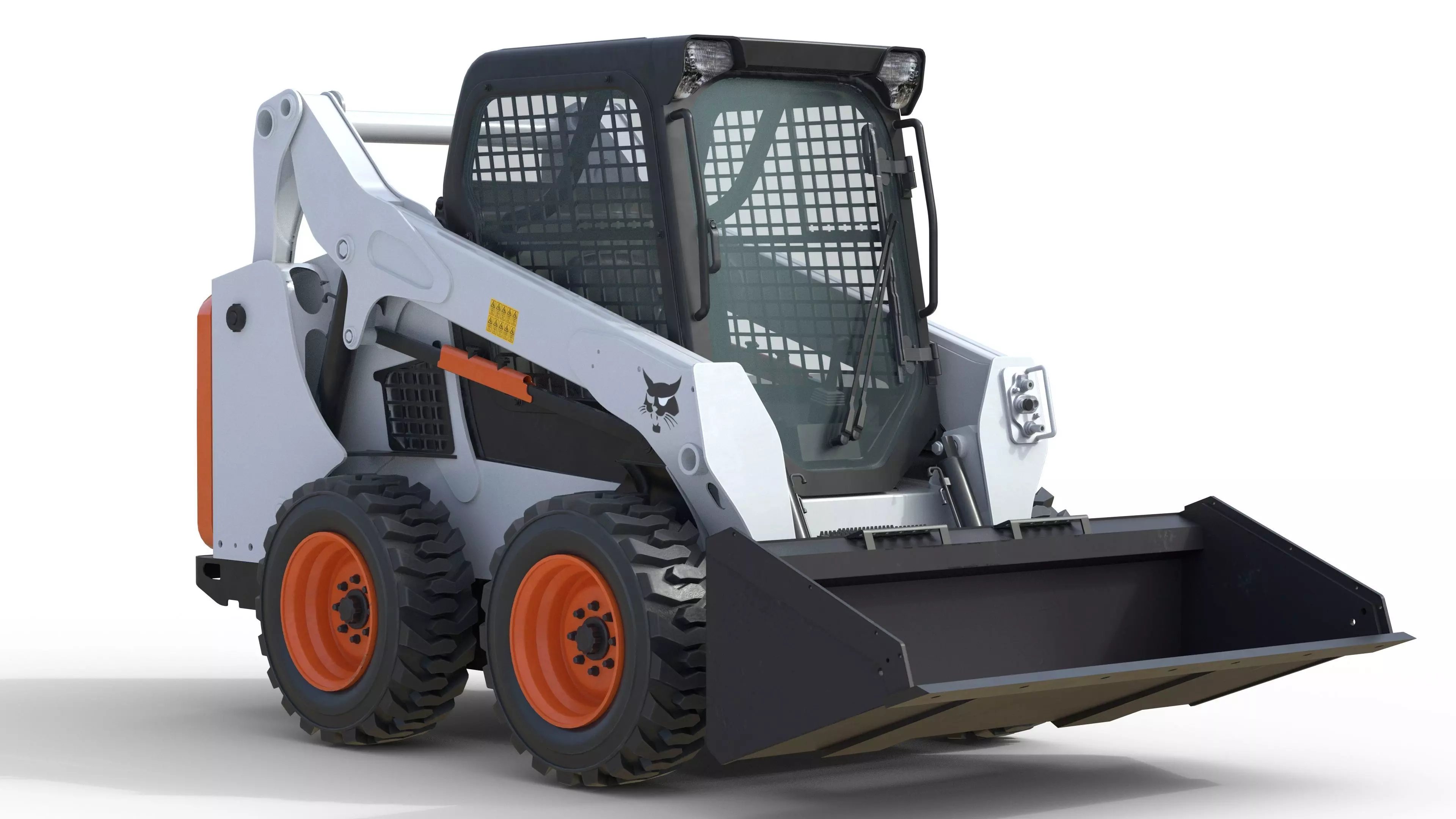 BobCat Steer Loader S590 Low-poly 3D model_8