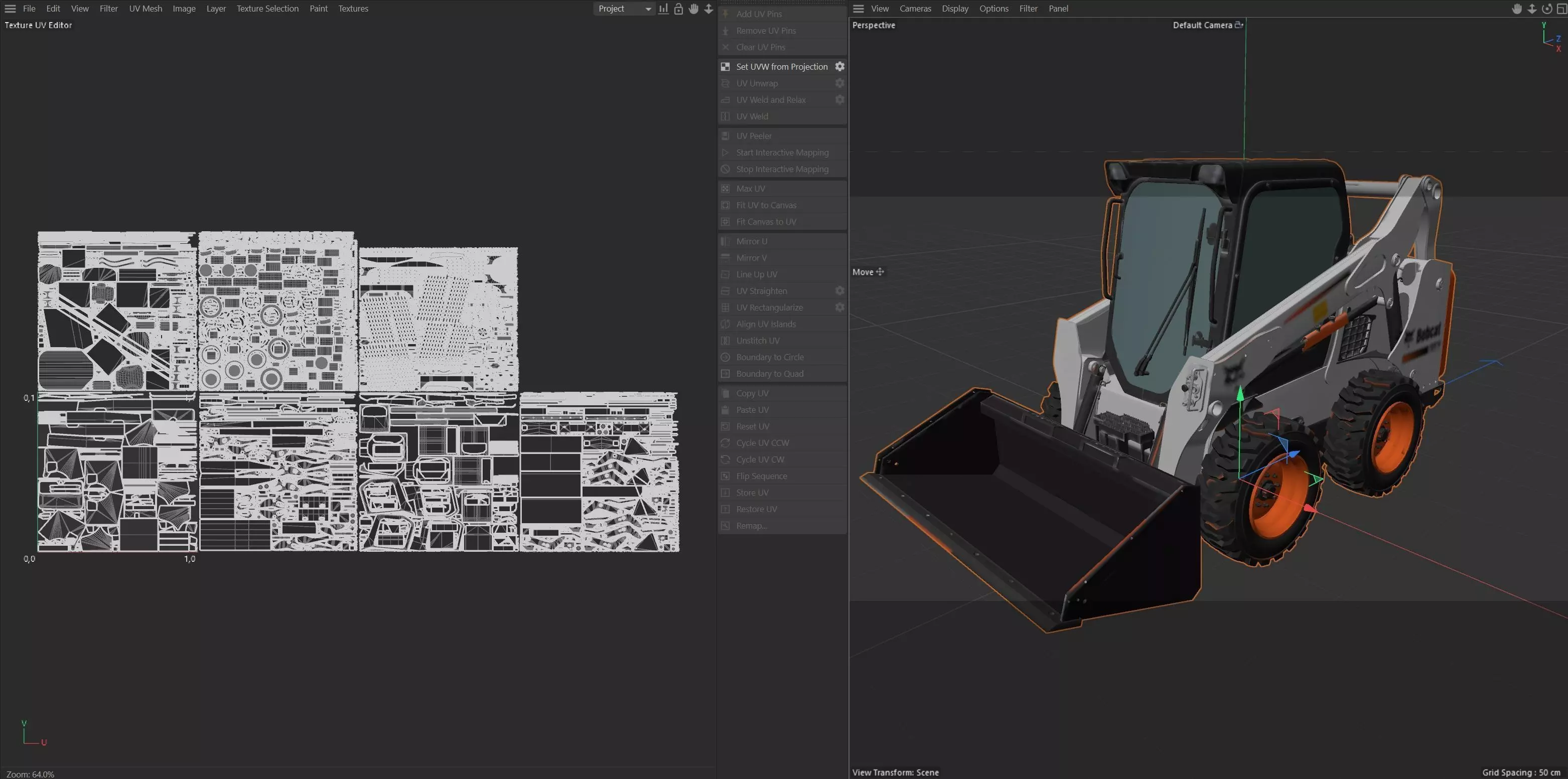BobCat Steer Loader S590 Low-poly 3D model_22