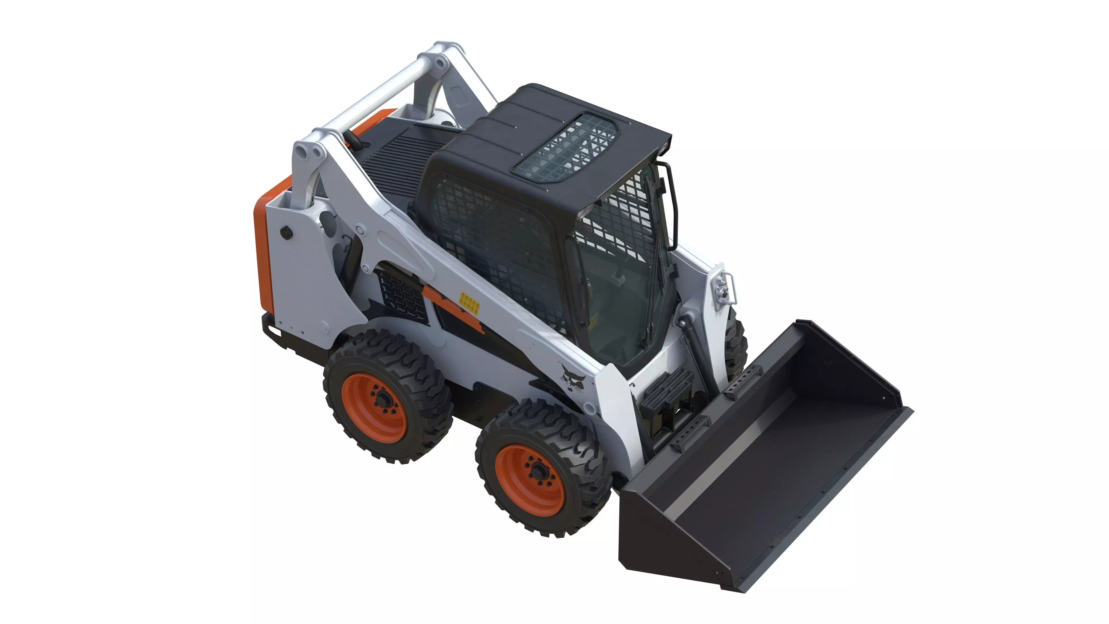 BobCat Steer Loader S590 Low-poly 3D model_10