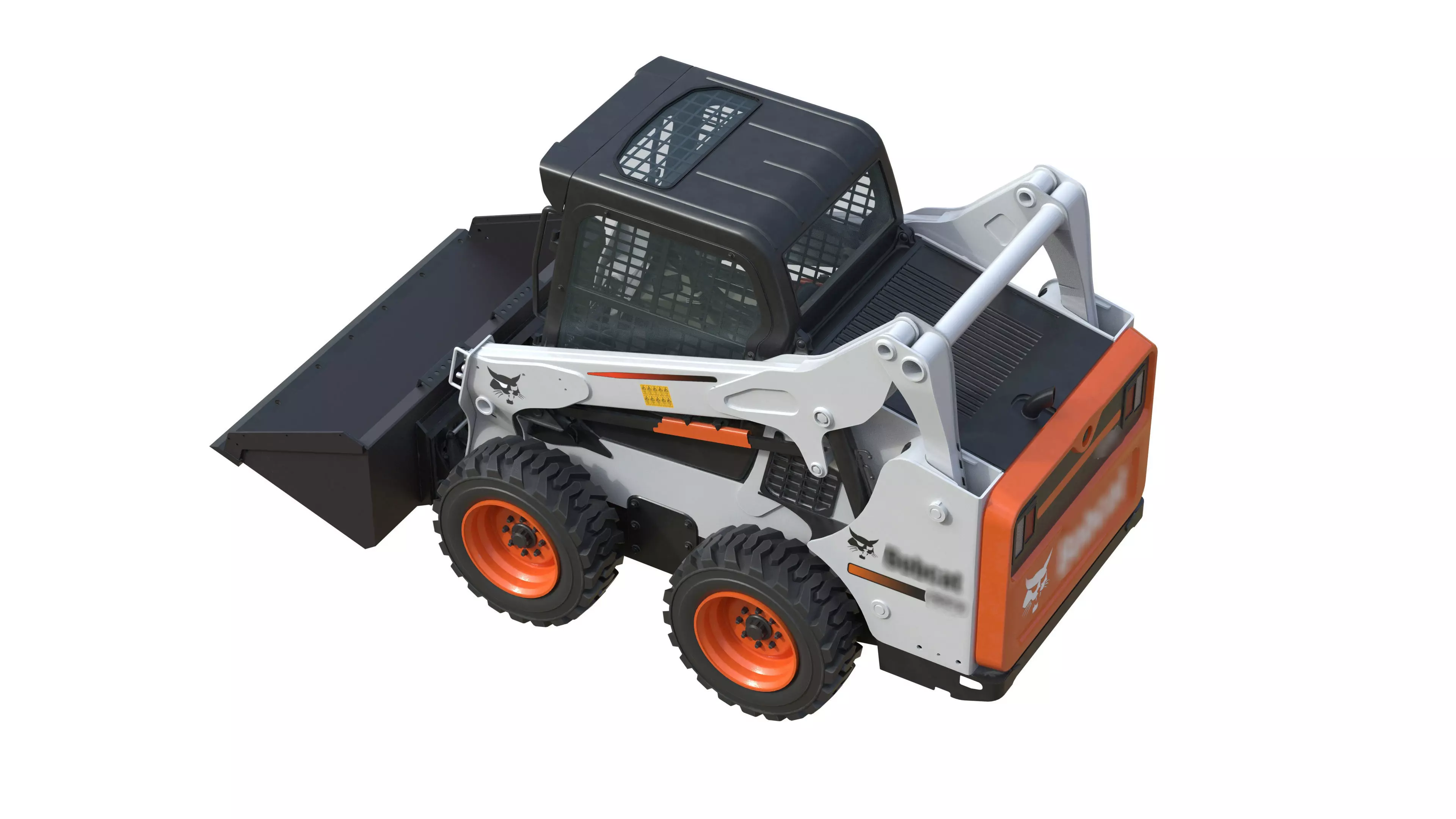 BobCat Steer Loader S590 Low-poly 3D model_7