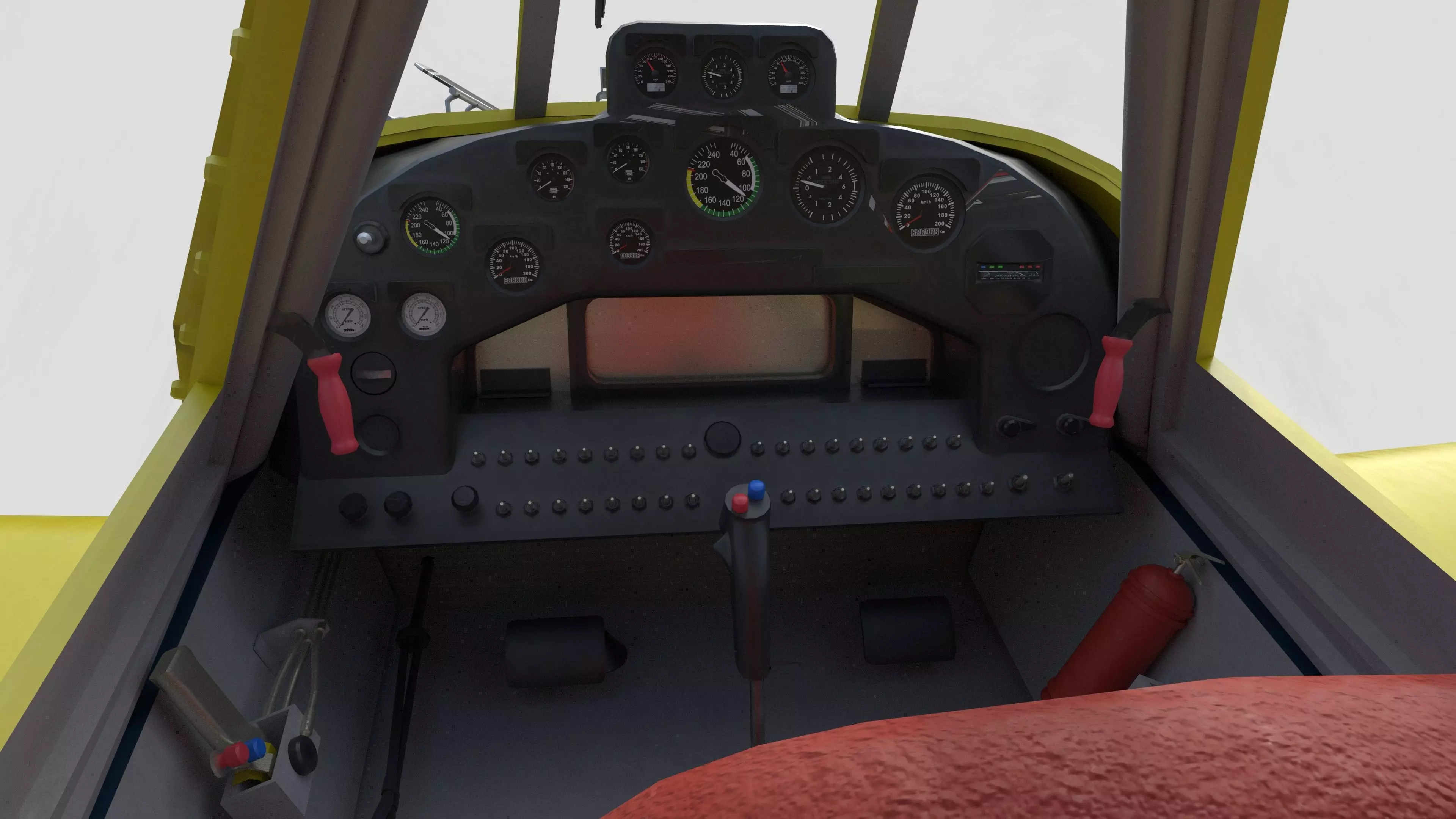 AT 502B Air Tractor Low-poly 3D model_25