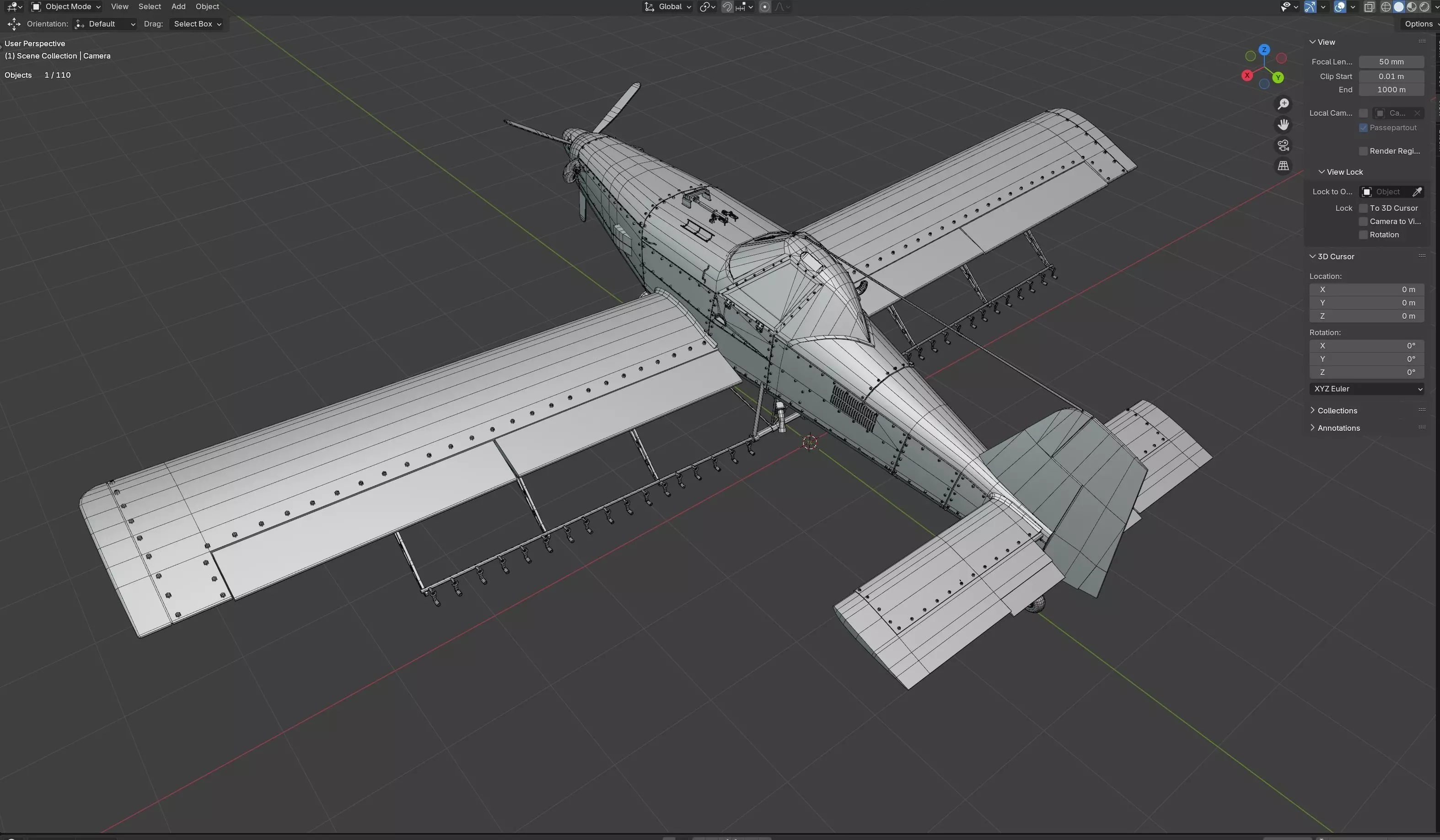 AT 502B Air Tractor Low-poly 3D model_33