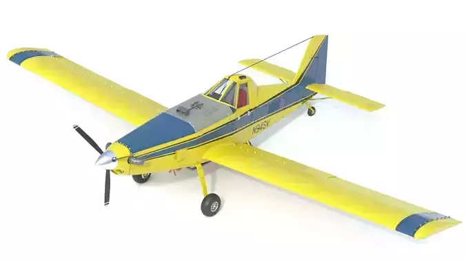 AT 502B Air Tractor Low-poly 3D model
