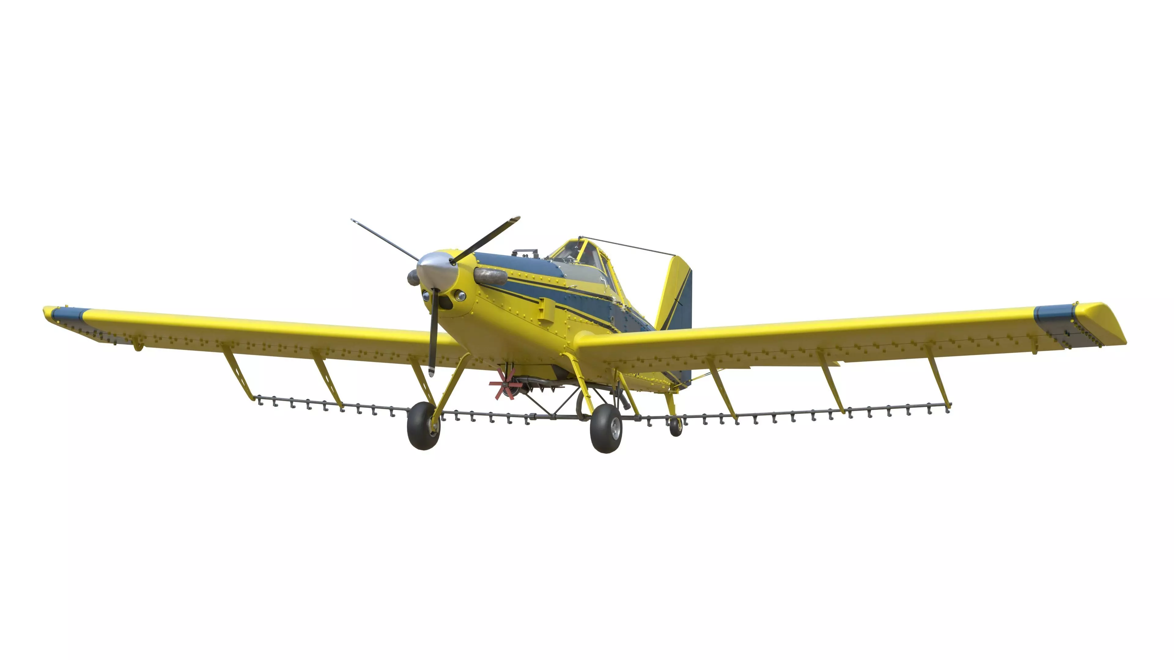 AT 502B Air Tractor Low-poly 3D model_6