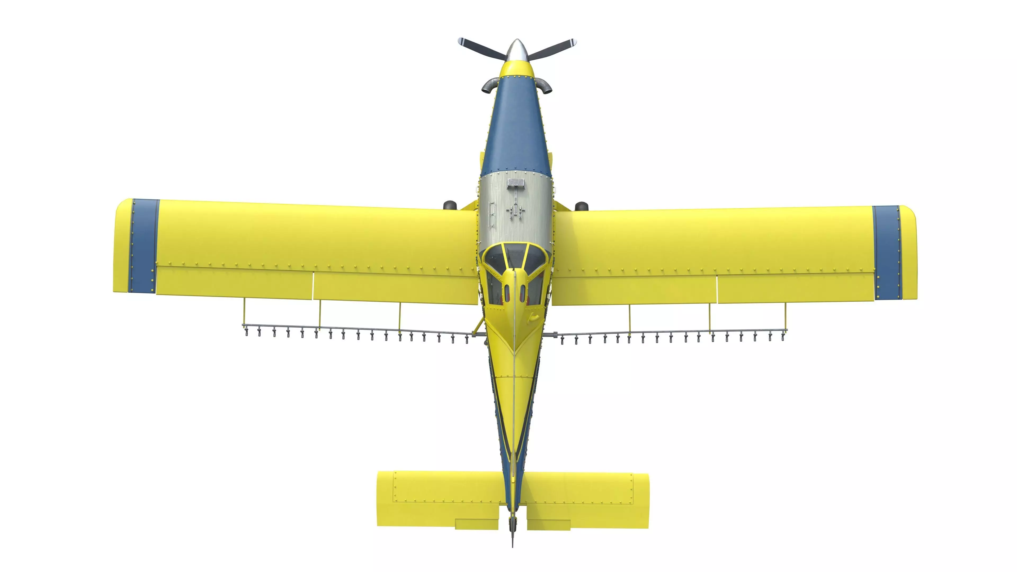 AT 502B Air Tractor Low-poly 3D model_15