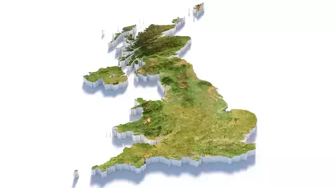 United Kingdom Terrain country 